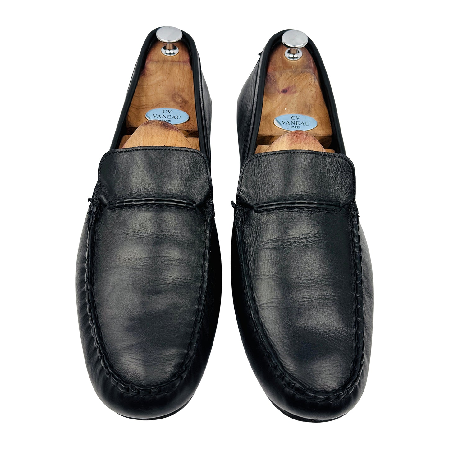 Allen Edmonds Super Sport Black Penny Loafers (Size 46/46.5)