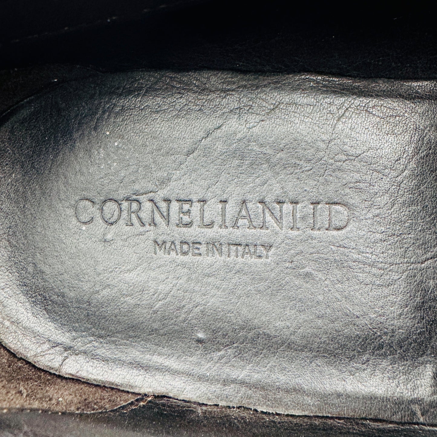 Corneliani Men's Black Brown Leather Loafers (Size 42.5)
