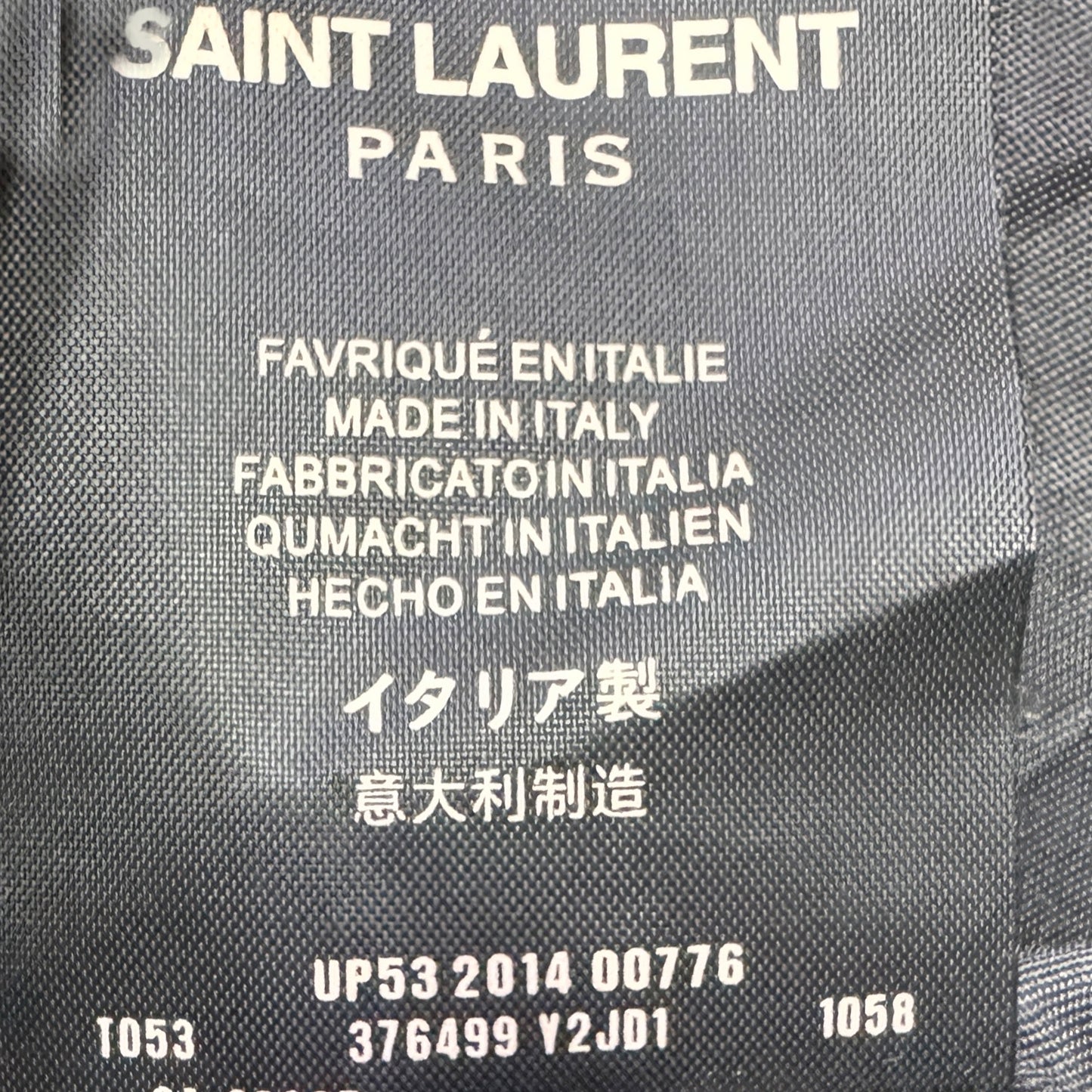 Saint Laurent Men's Varsity 'Black White' Jacket (Size Medium)