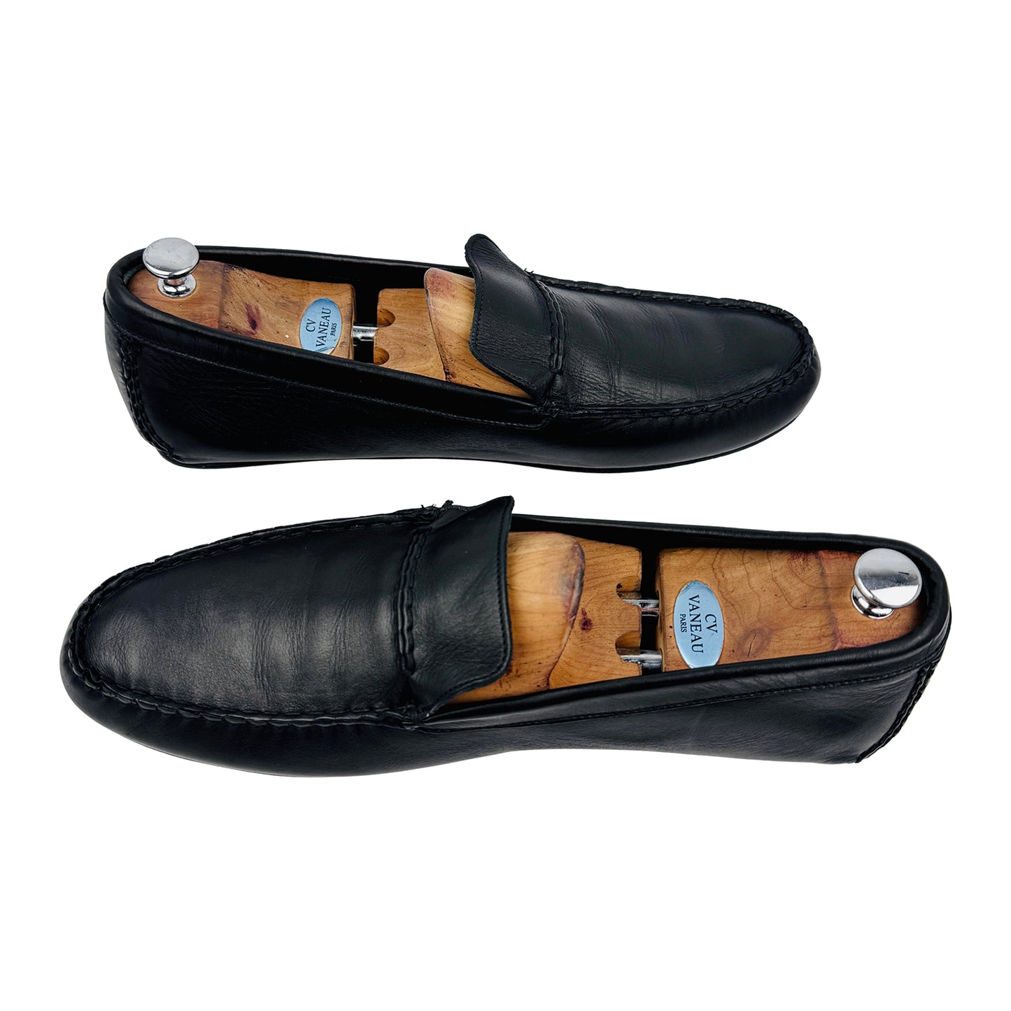 Allen Edmonds Super Sport Black Penny Loafers (Size 46/46.5)