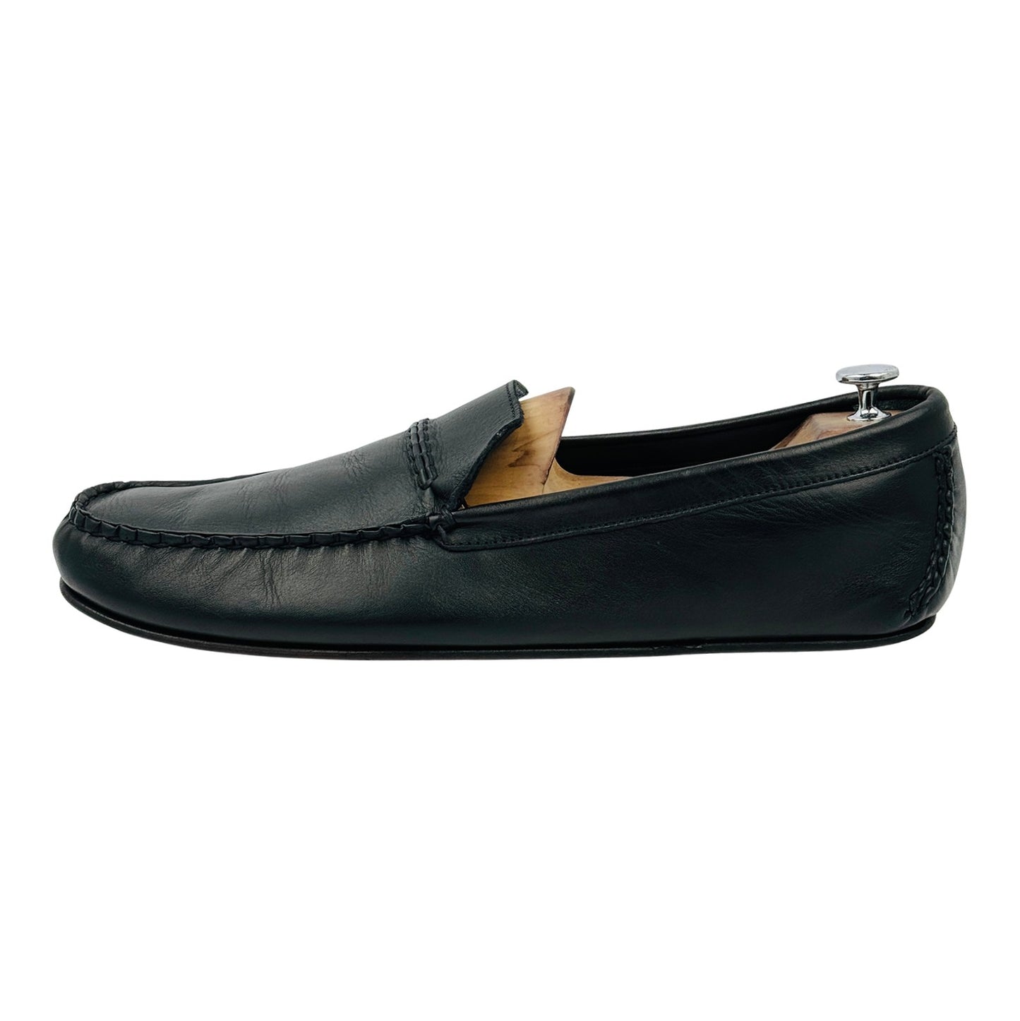 Allen Edmonds Super Sport Black Penny Loafers (Size 46/46.5)