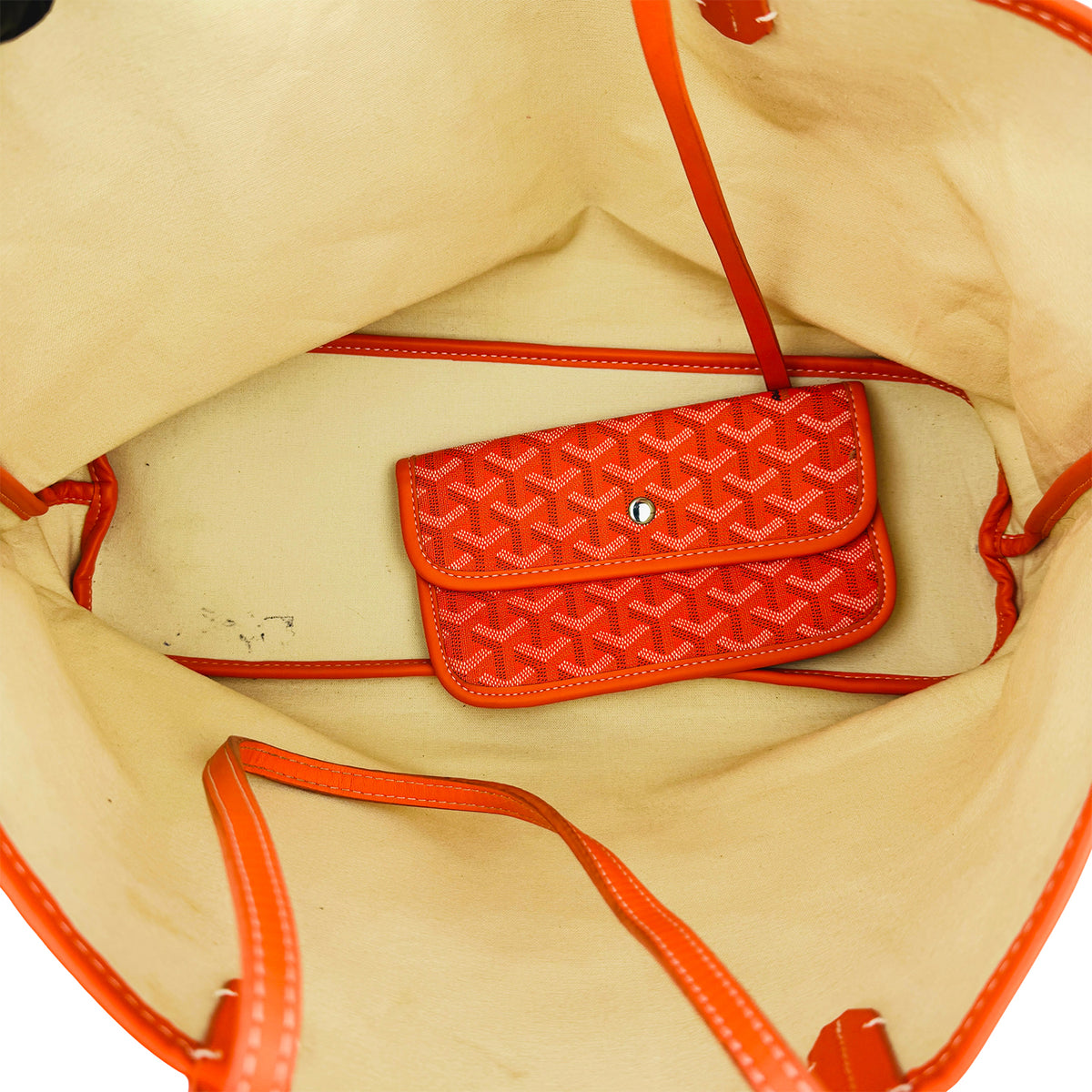 Goyard Saint Louis PM 'Bright Orange' Tote Bag