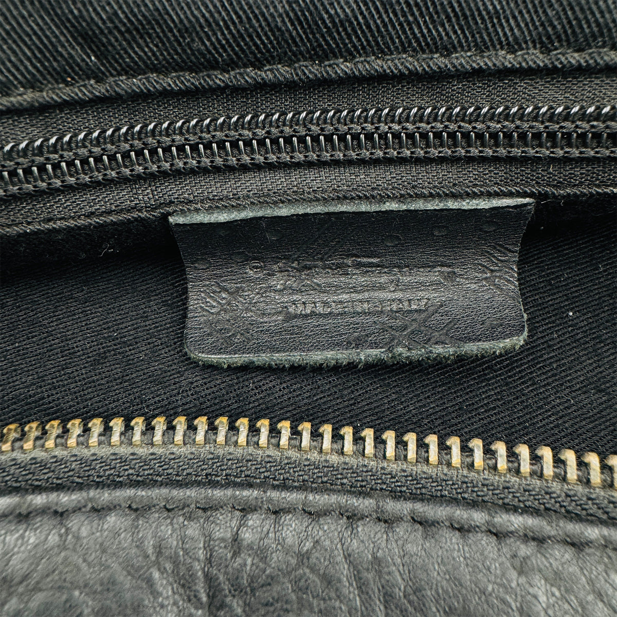 Salvatore Ferragamo Black Leather Satchel Bag