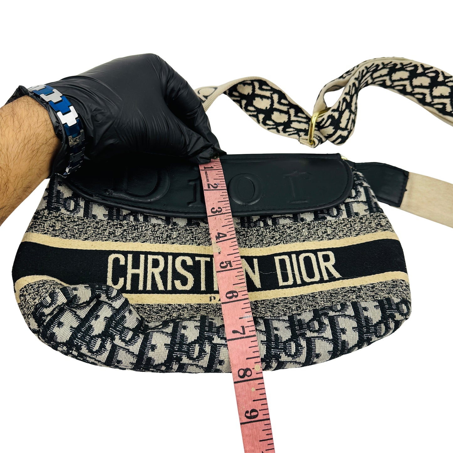 Christian Dior Diorcamp Messenger 'Beige Black' Hand Bag