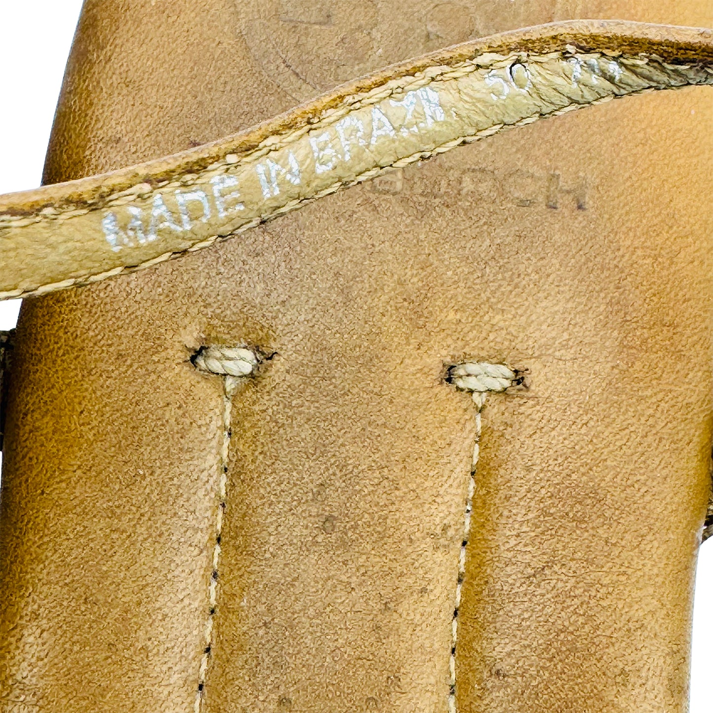 Tory Burch Emmy Leather Flat Sandals (Size 37/37.5)