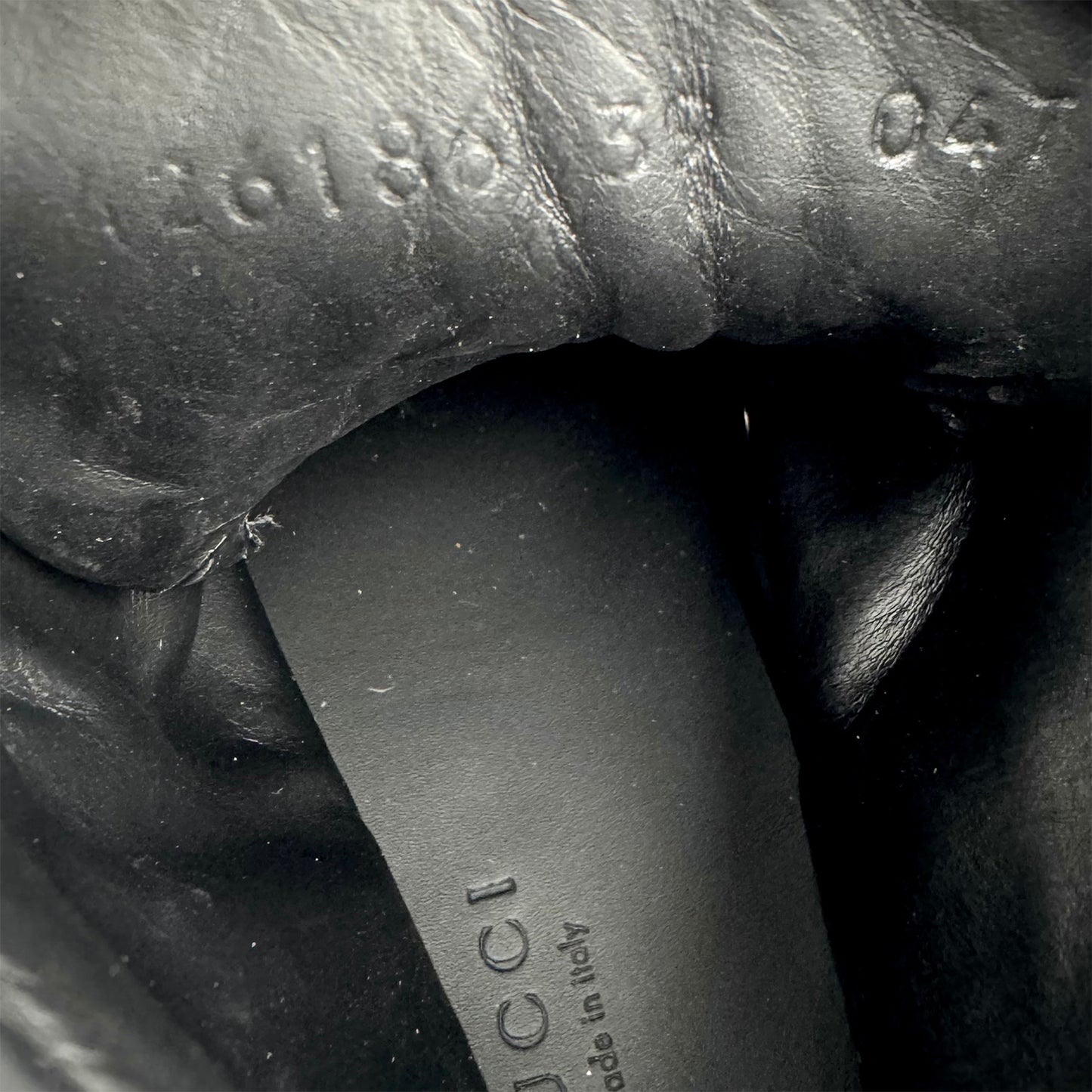 Gucci Men's Black GG Canvas Sneakers (Size 39/39.5)