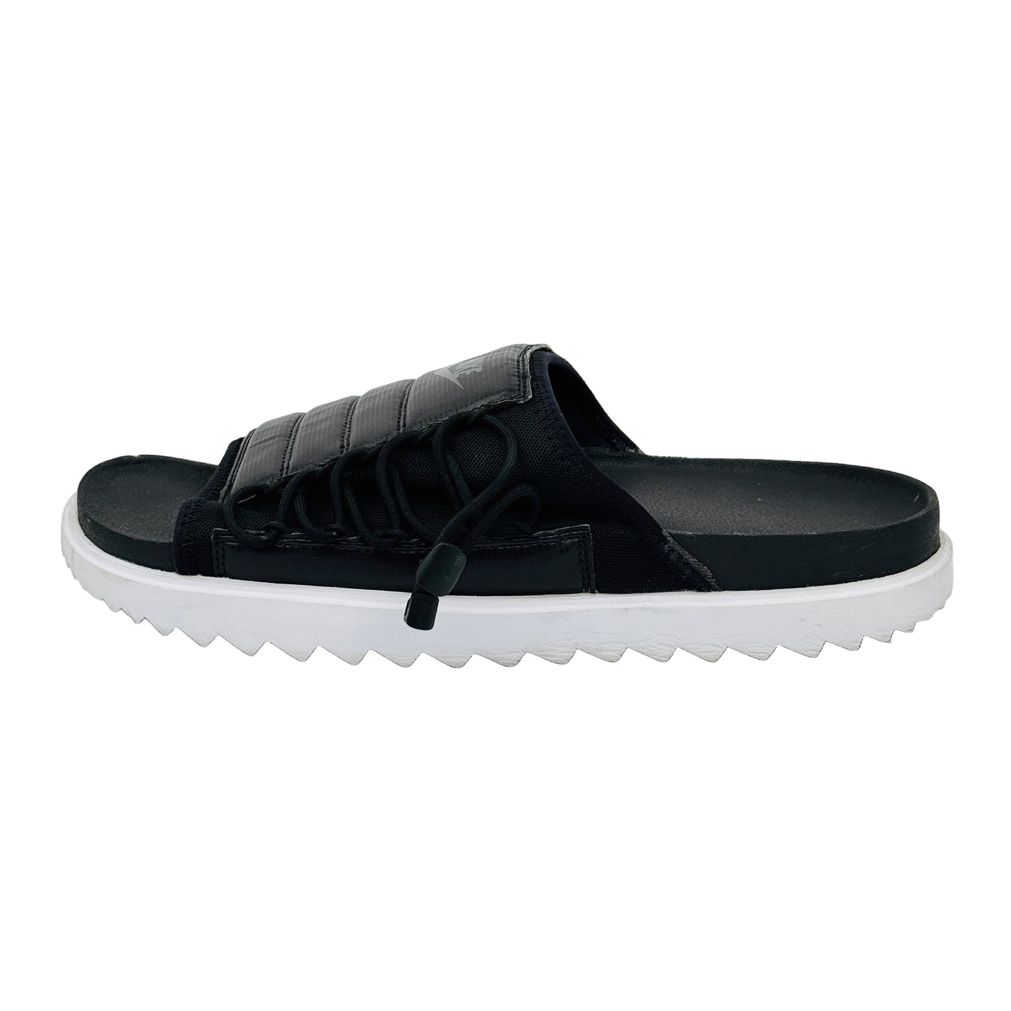 Image of Nike Men's Asuna Black White Slides (Size 47/47.5) - CI8800-102