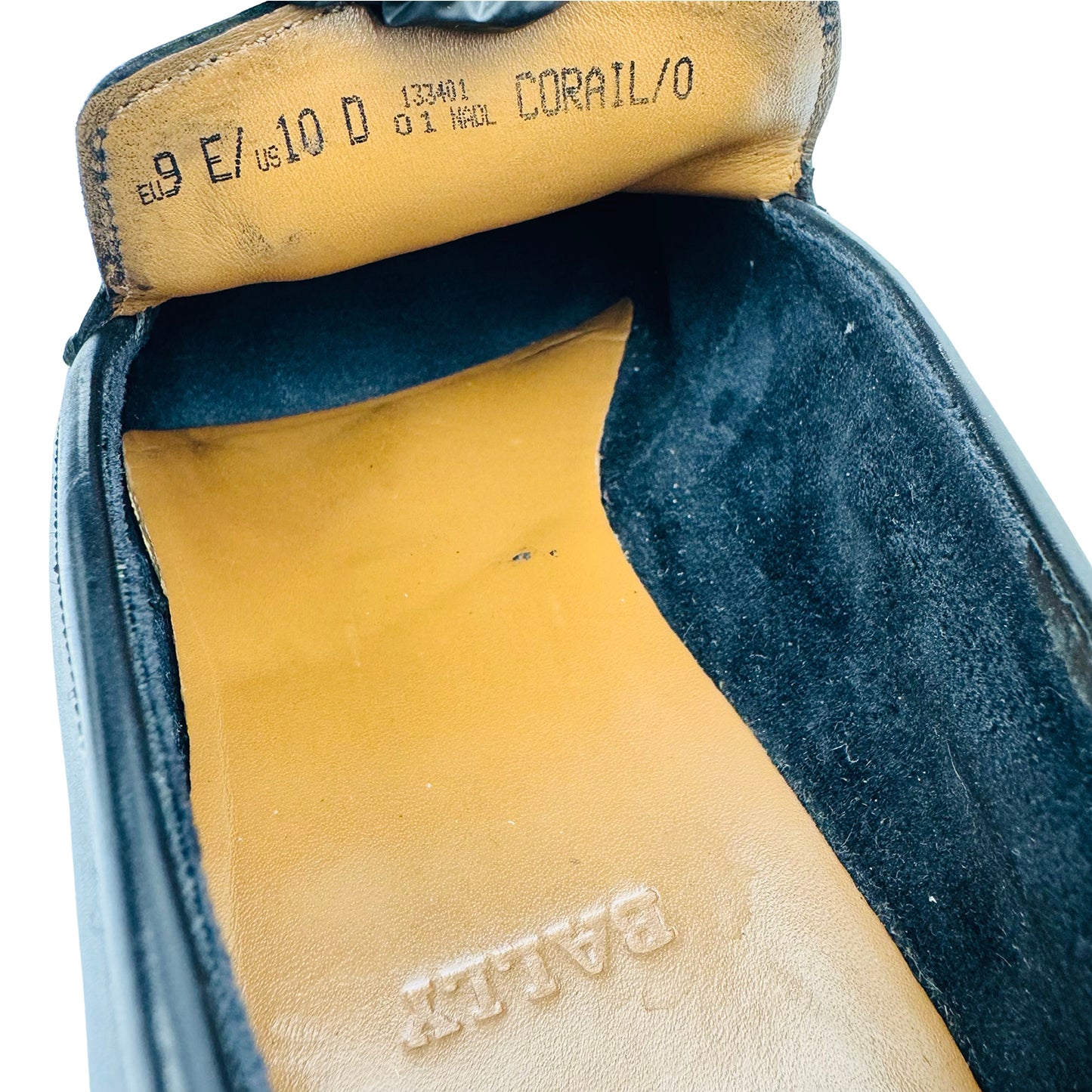 Bally Men's Black Horsebit Loafers (Size 43/43.5)