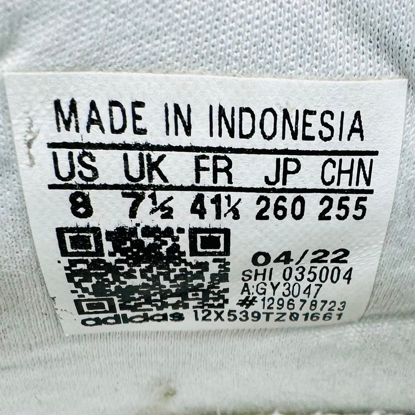 Adidas Swift Run 22 'Off-White' Shoes (Size 41.5) - GY3047