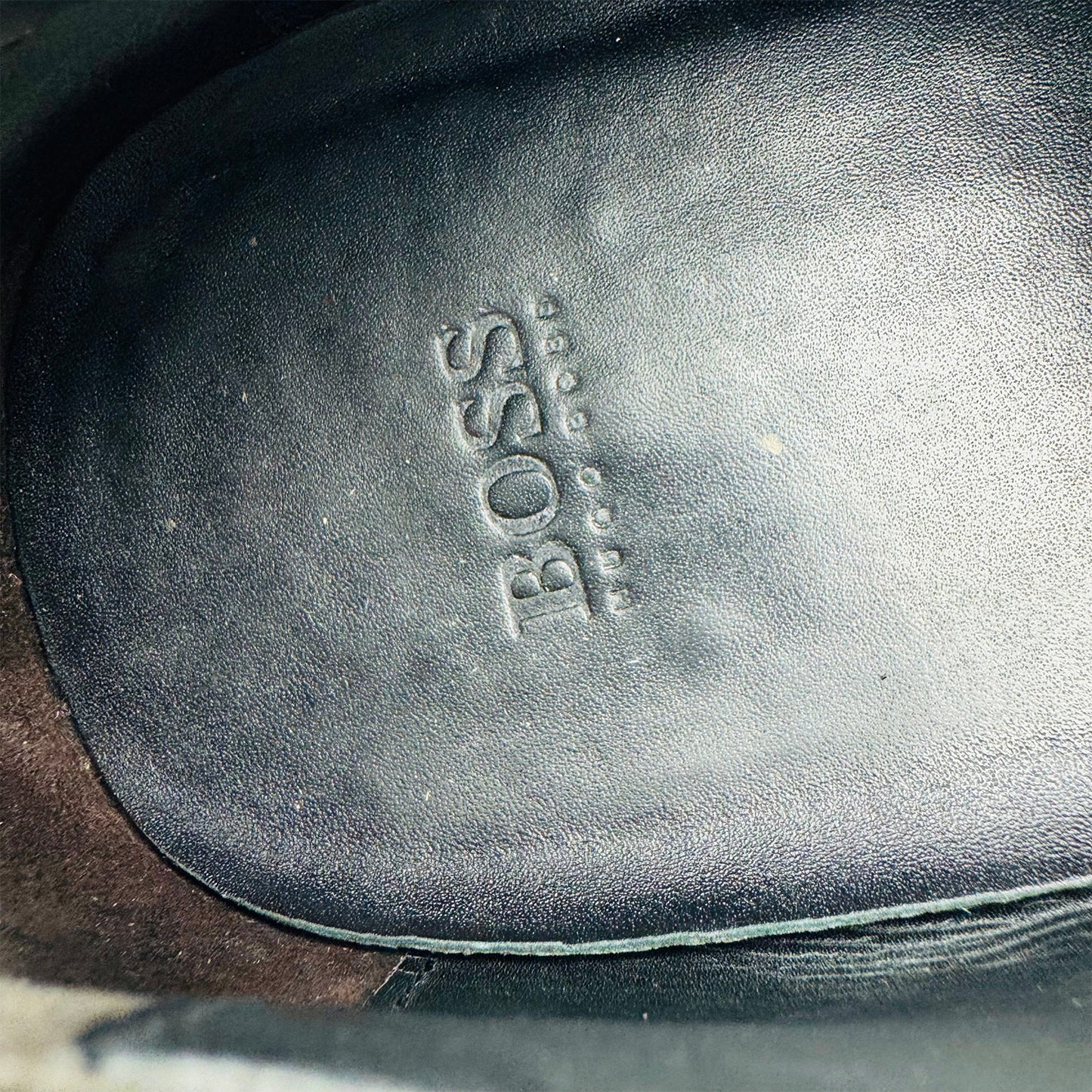 Boss Leather Double Monk Strap Shoes (Size 43.5/44) - 50246576
