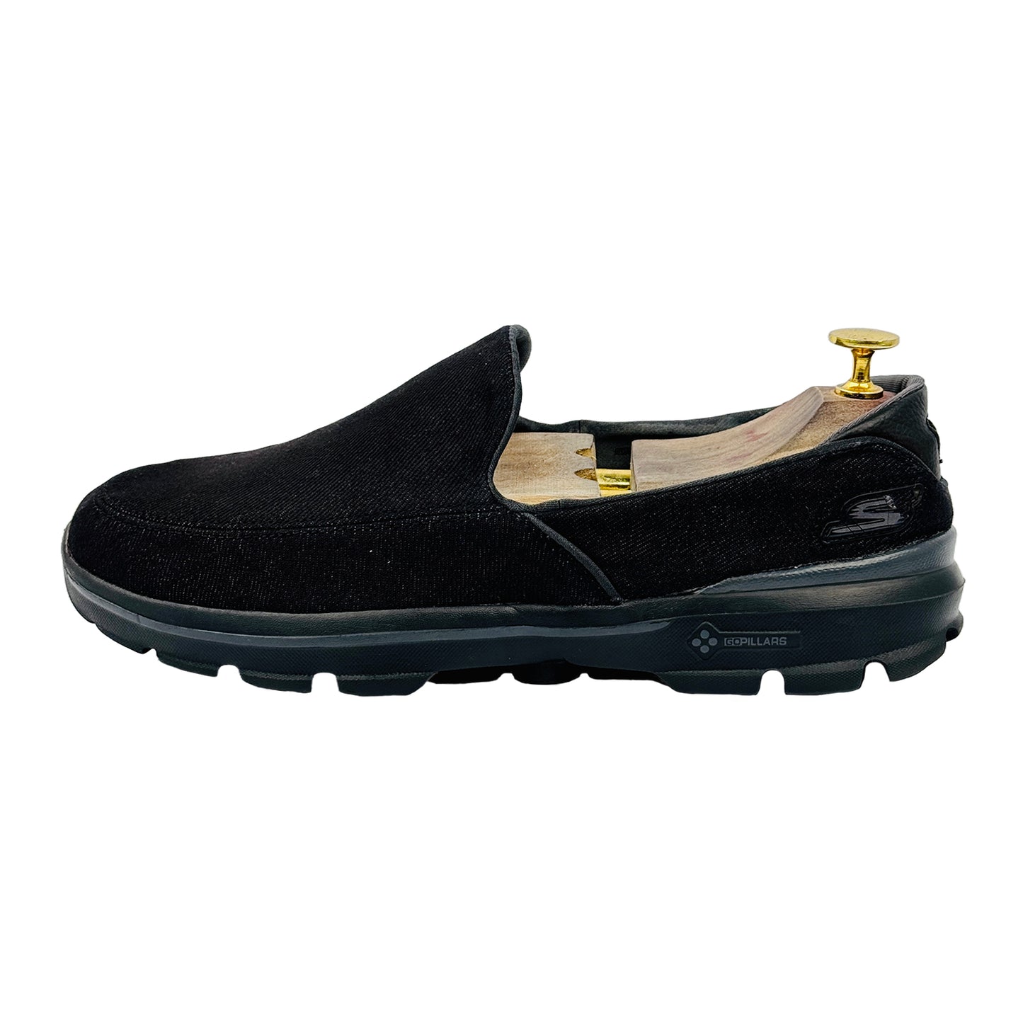 Image of Skechers Men's Go Walk 3 Black Shoes (Size 42.5) - 53984 BBK