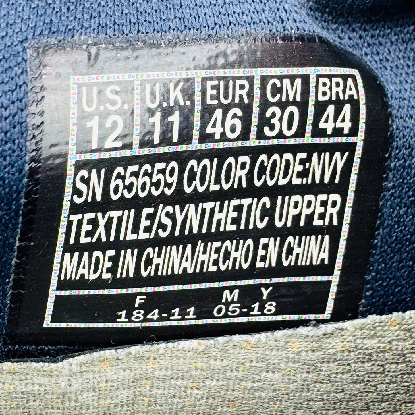 Skechers Relven - Velton Sneakers (Size 46) - 69659 NVY