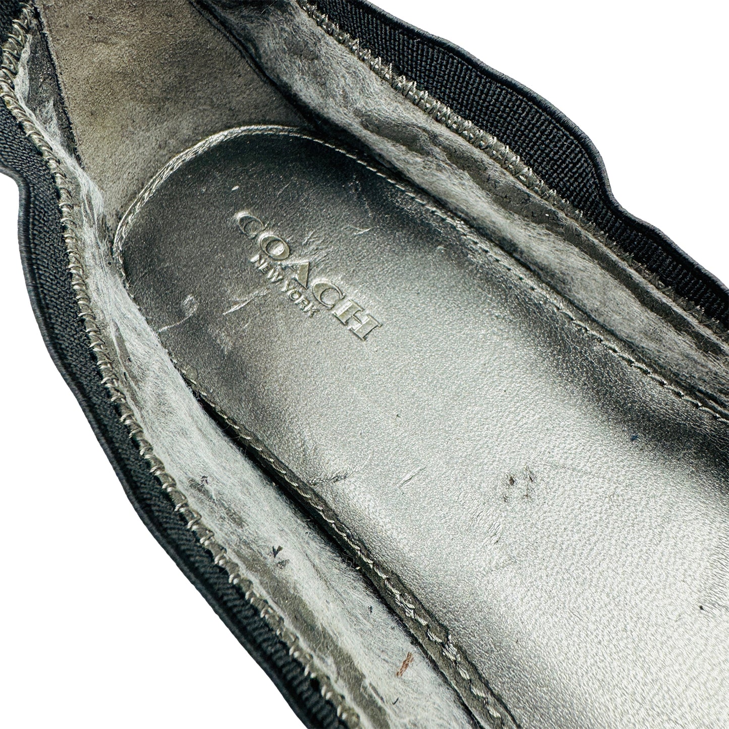 Coach Chelsea Black Cap-Toe Ballet Flats (Size 40/40.5)