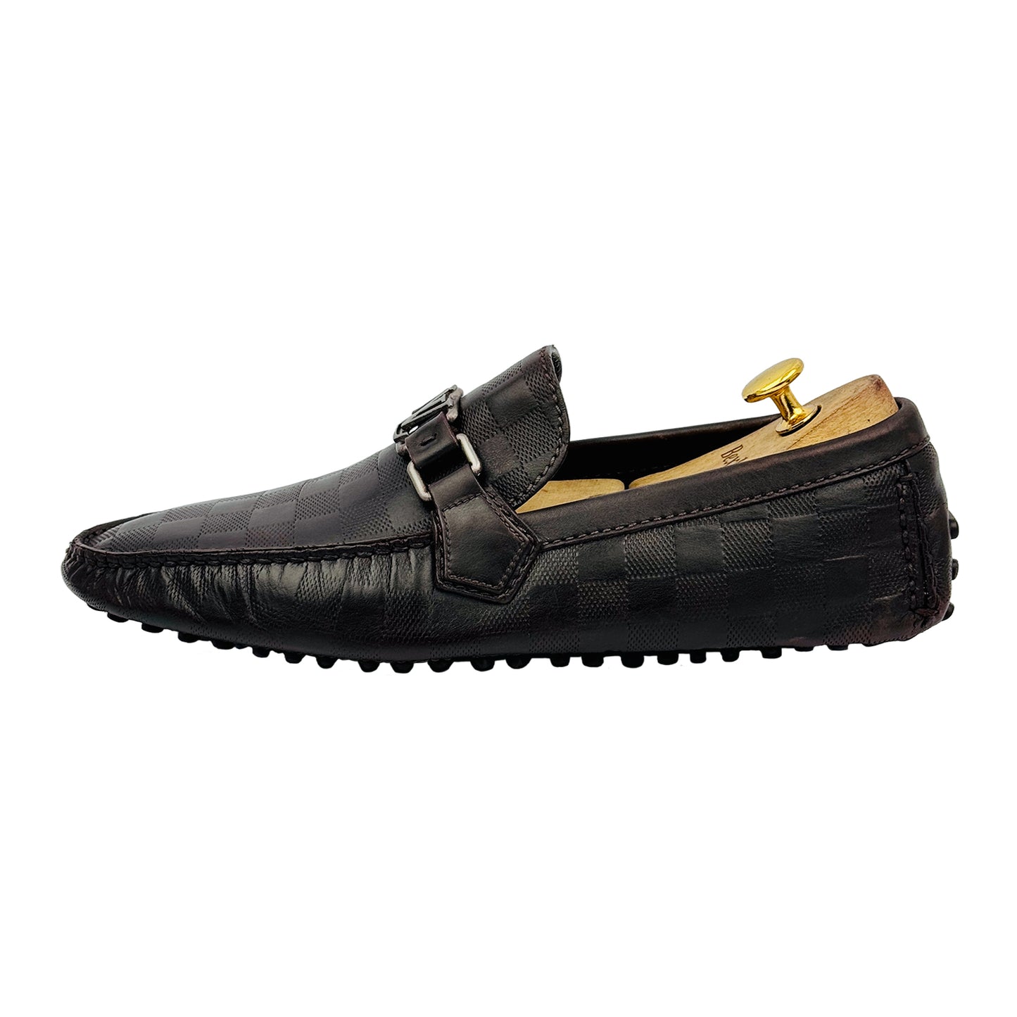 Image of Louis Vuitton Hockenheim Brown Moccasins (Size 42.5)