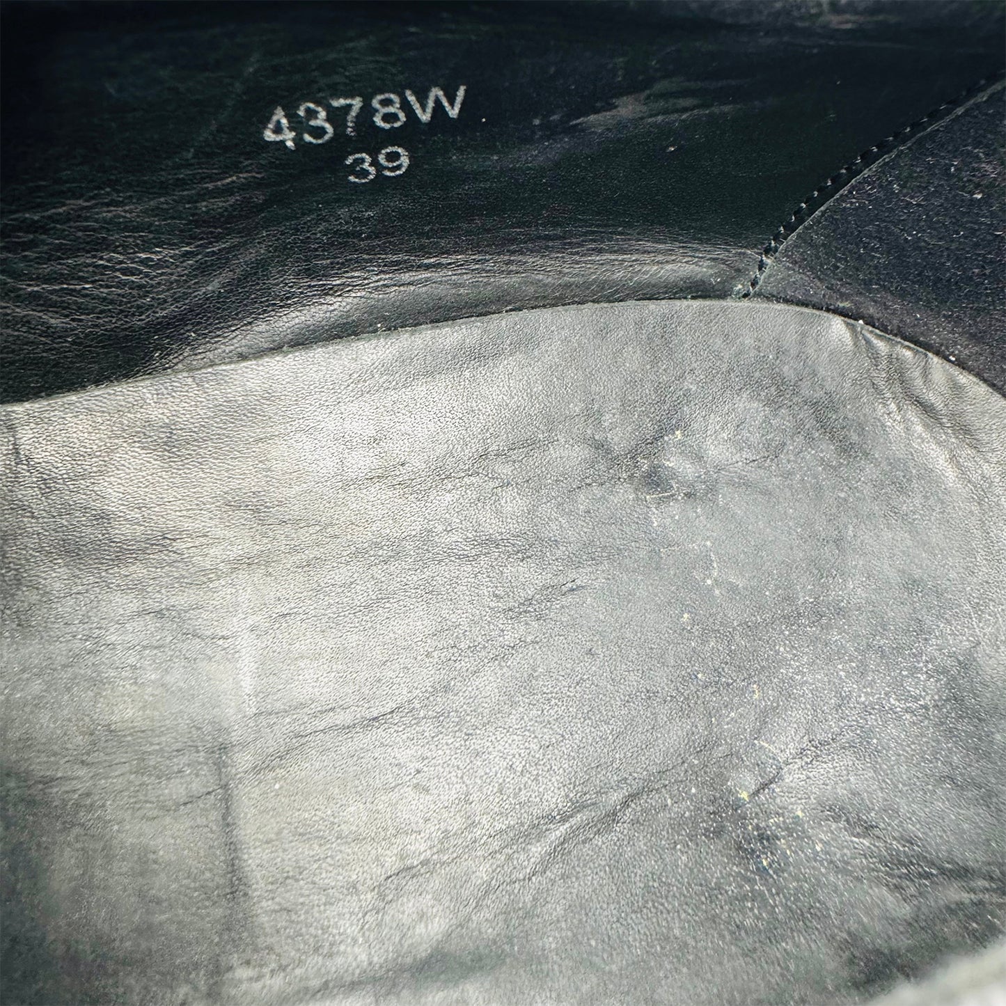 Versace Patent Leather Greca Pattern Heel Loafers (Size 40.5/41)