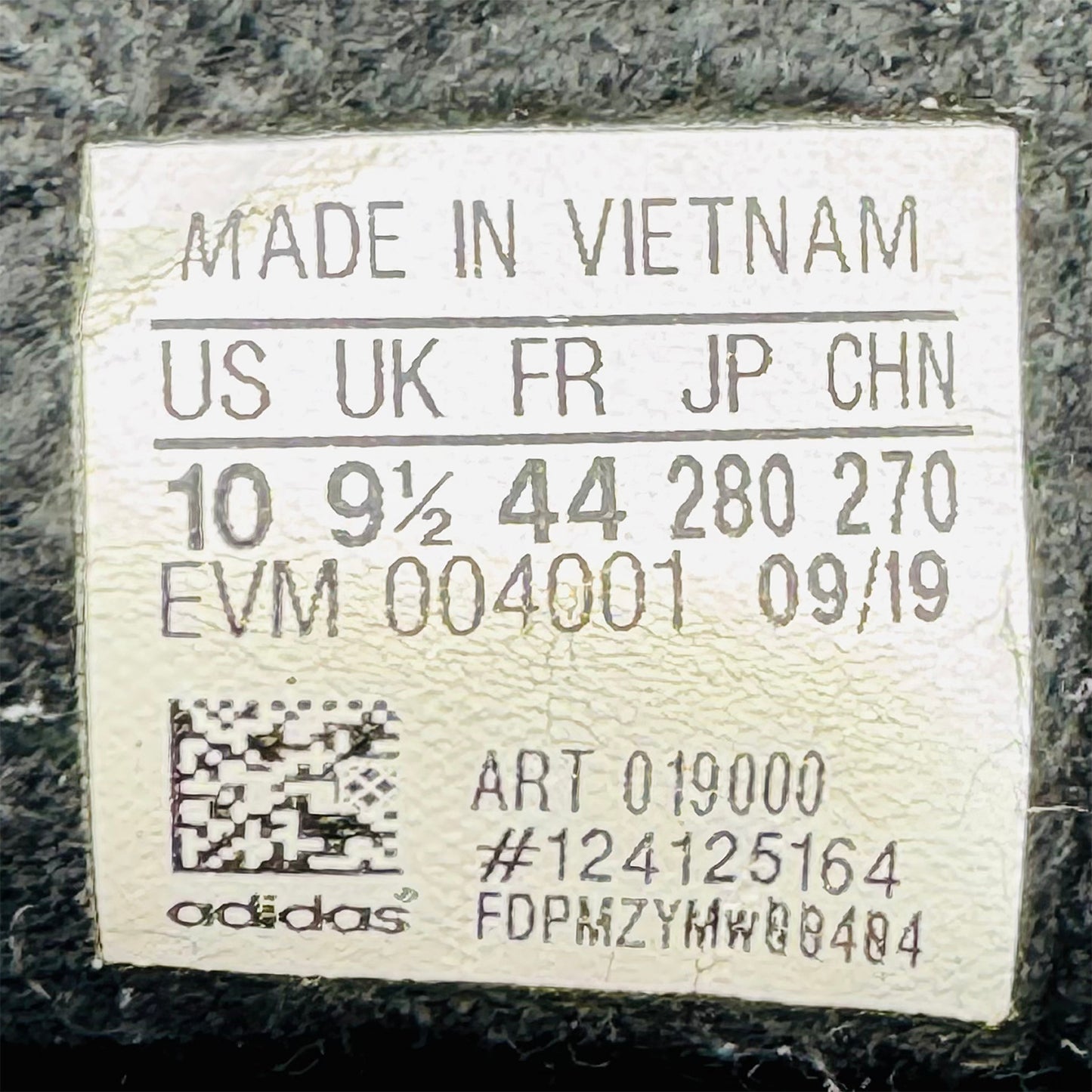 Adidas Men's Samba Black Sneakers (Size 44) - 019000