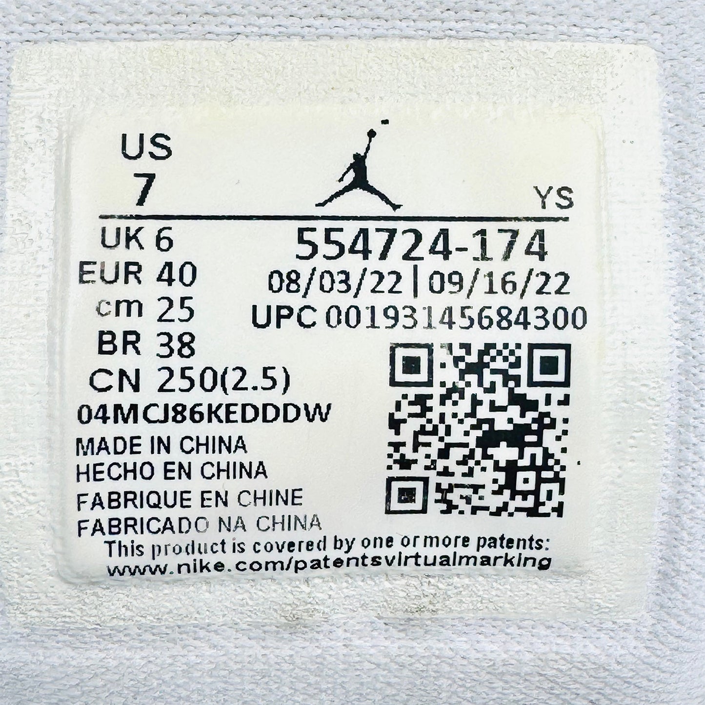 Nike Air Jordan 1 Mid 'Midnight Navy' Sneakers (Size 40) - 554724-174