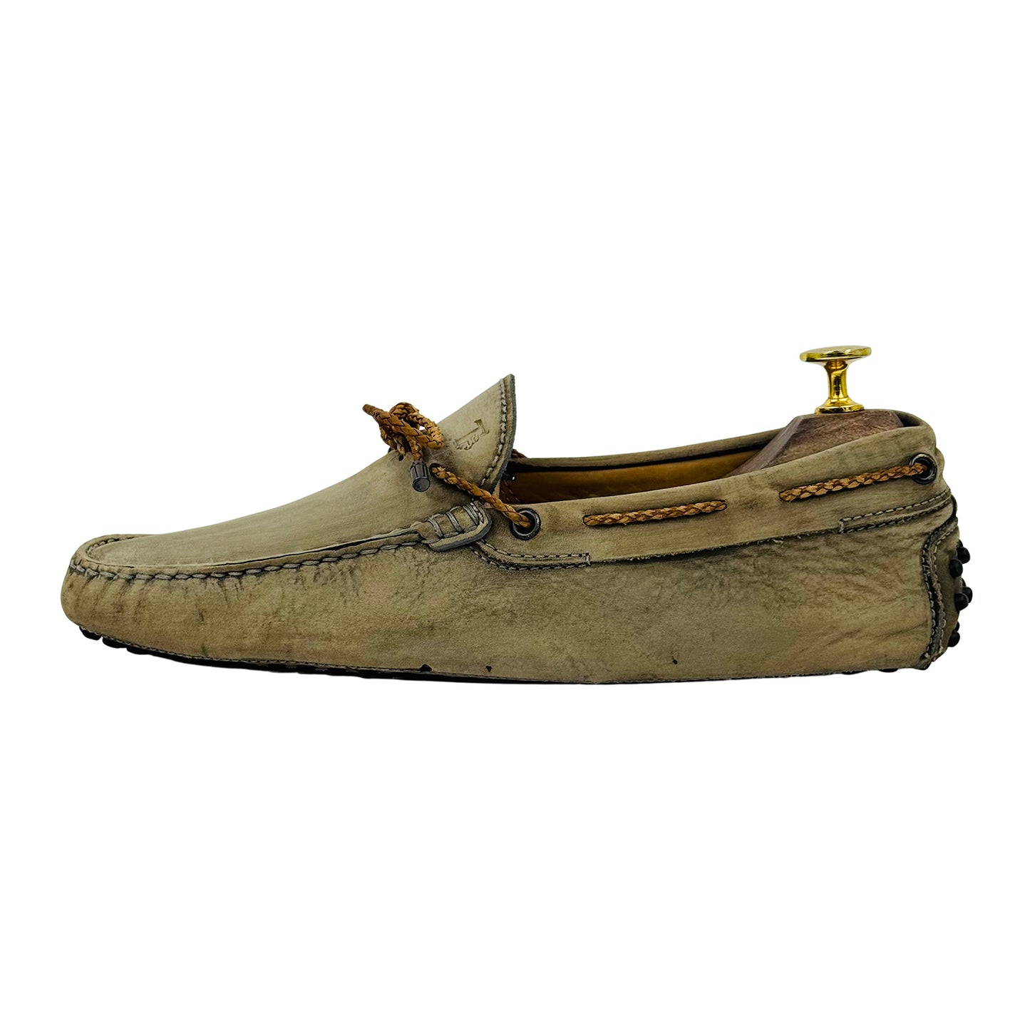 Tod's Gommino Driving Light Beige Loafer (Size 42)