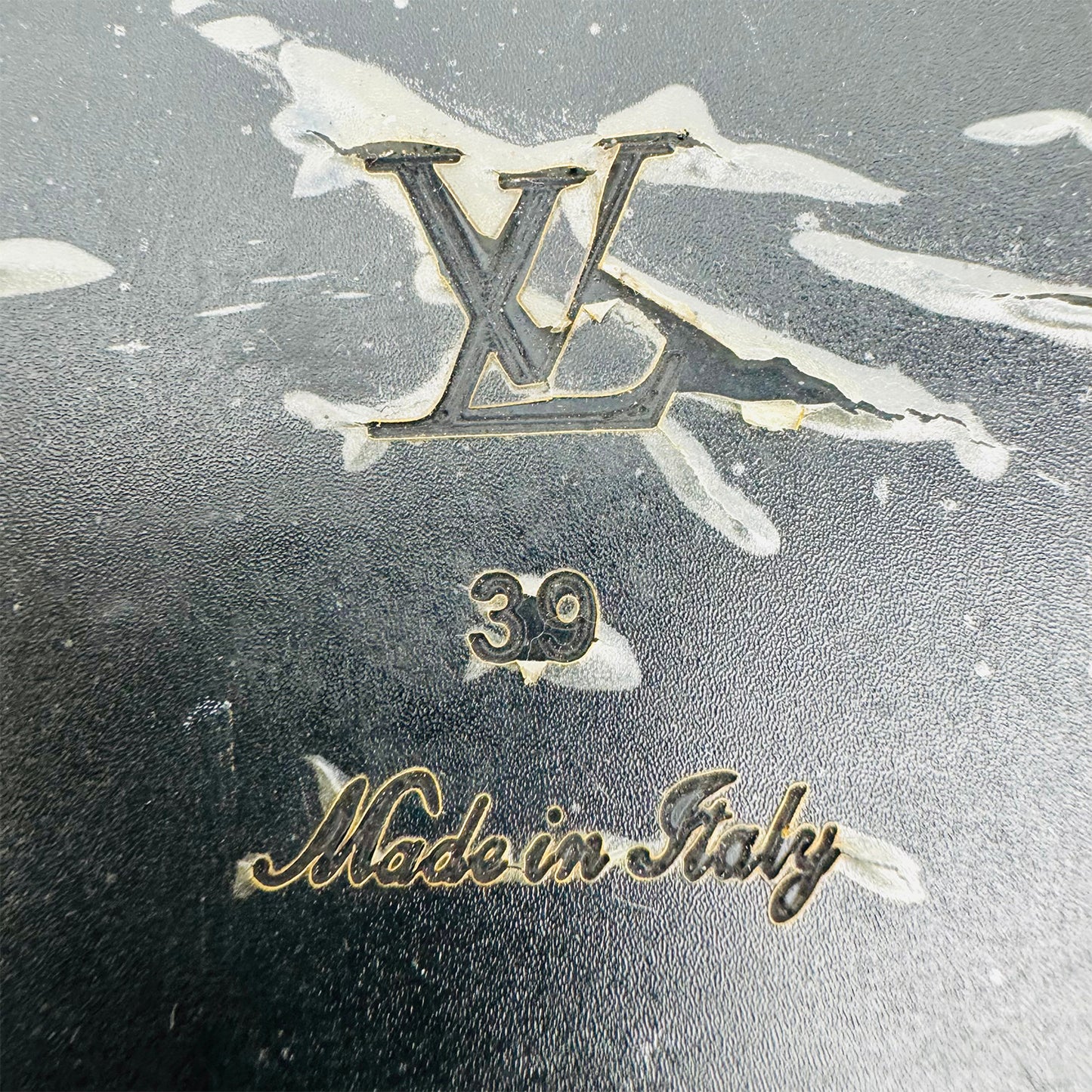 Louis Vuitton Nomad Black Leather Sandals (Size 39)