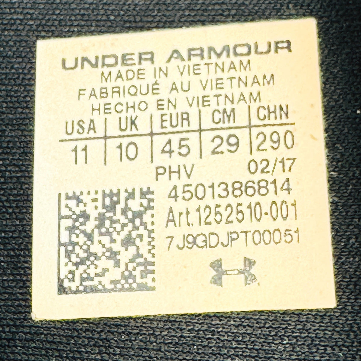 Under Armour UA Ignite IV Slides (Size 45) - 1252510-001