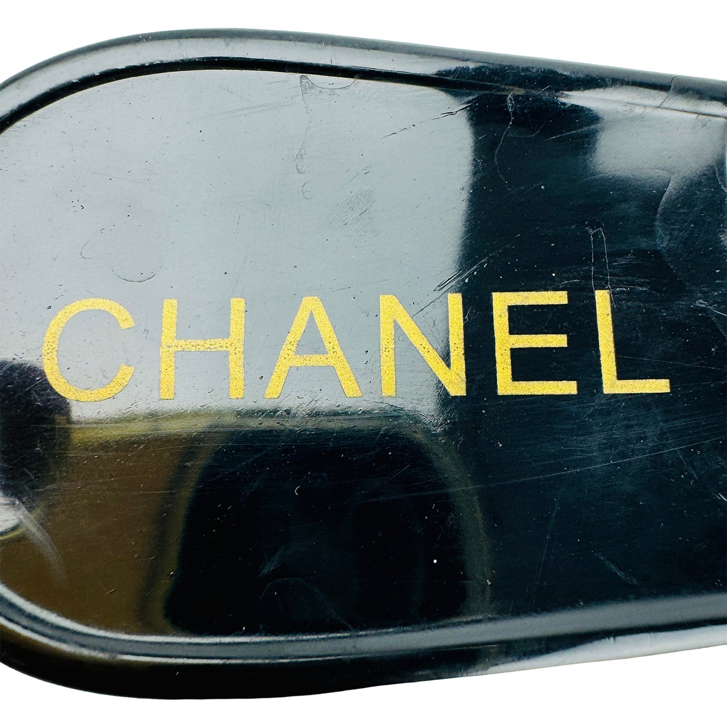 Chanel Women's Camellia Back Thong Slippers (Size 37)