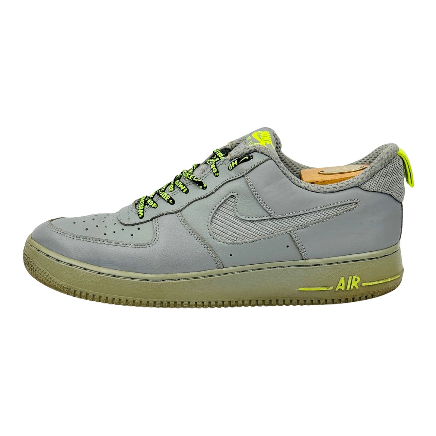 Nike Air Force 1 Low 'Grey Volt' Sneakers (Size 44.5) - DC1429-001