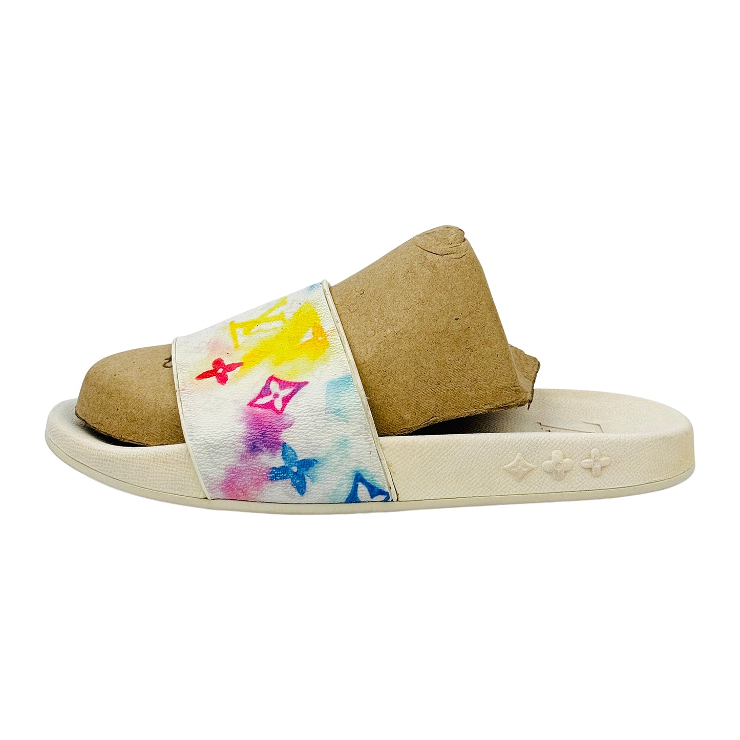 Louis Vuitton Men`s Waterfront White Slippers (Size 42/42.5)