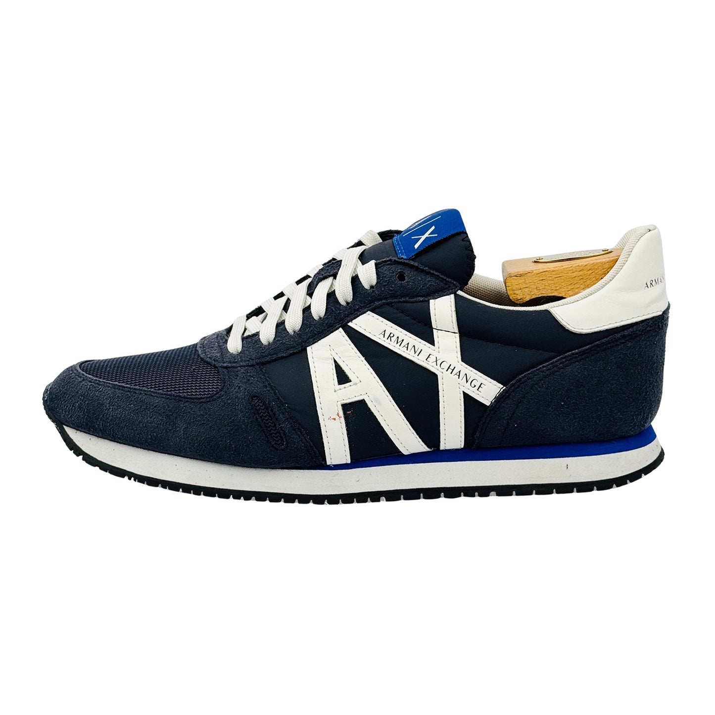 Armani Men's Logo Lace-Up Sneakers (Size 43/43.5) - XUX017 XCC68
