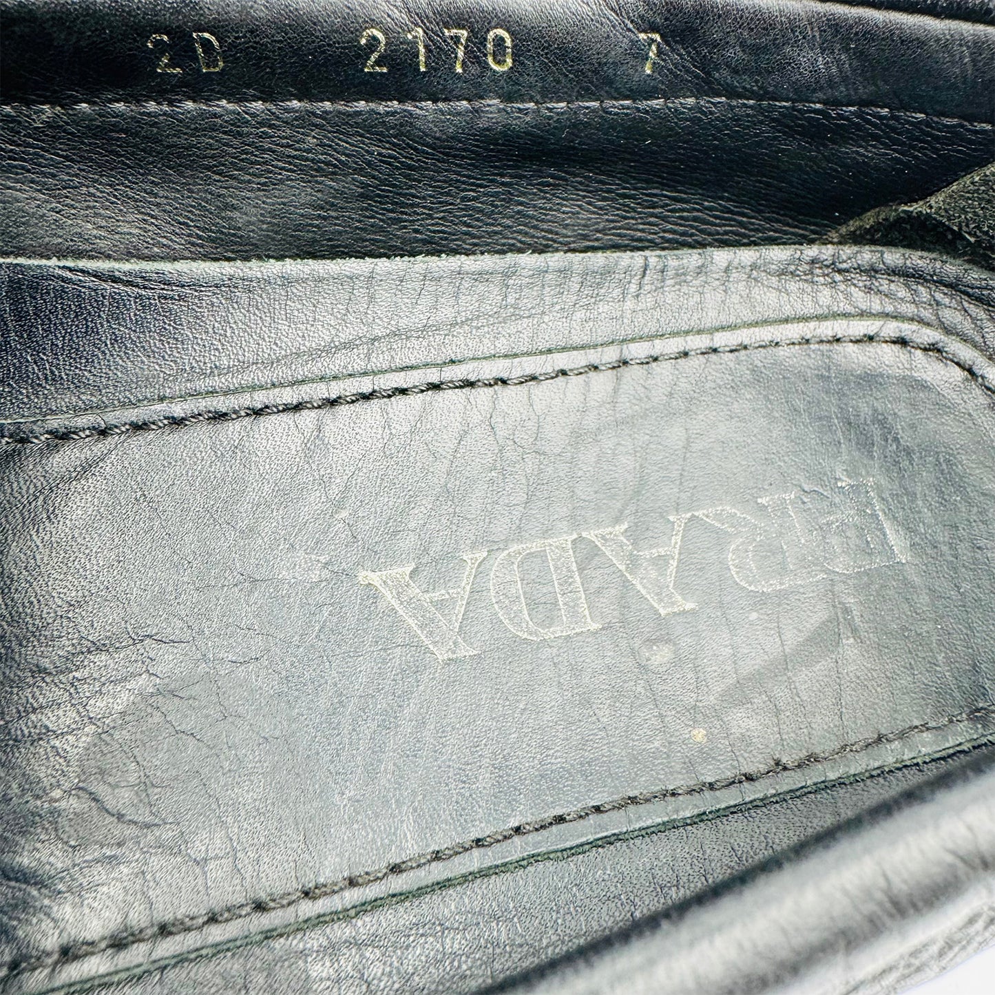 Prada Men's Pebbled Leather Loafer (Size 42) - 2D 2170