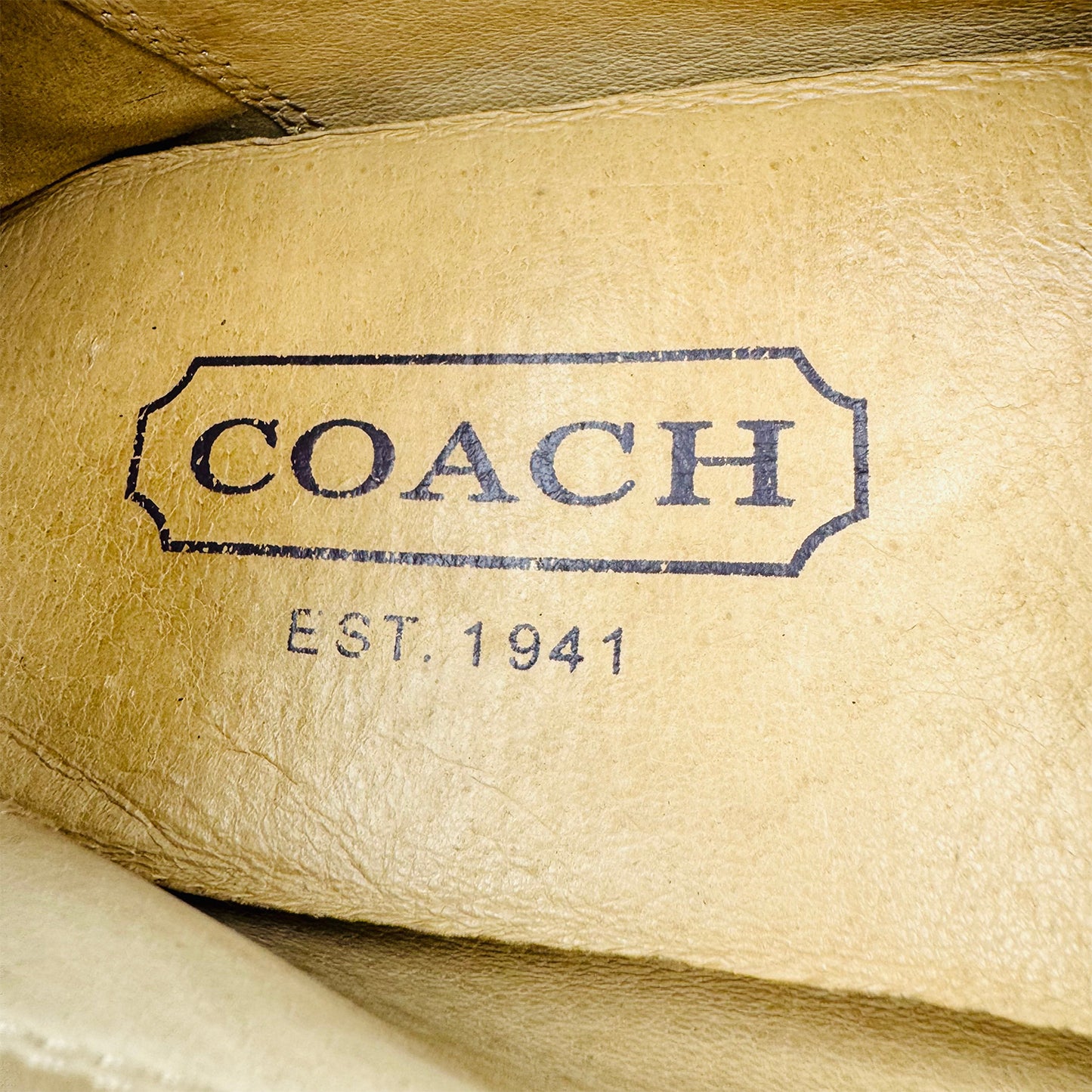 Coach Neal 'Brown Khaki' Driving Loafer (Size 44/44.5) - Q907