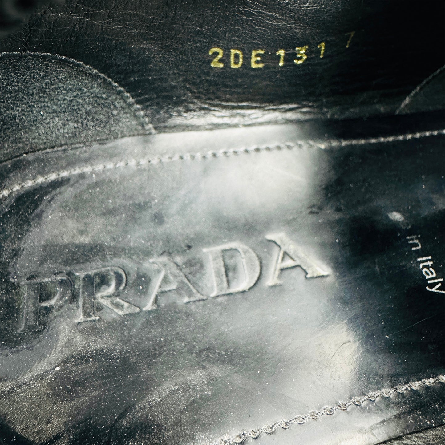 Prada Chocolate Black Leather Loafers (Size 41/41.5) - 2DE131