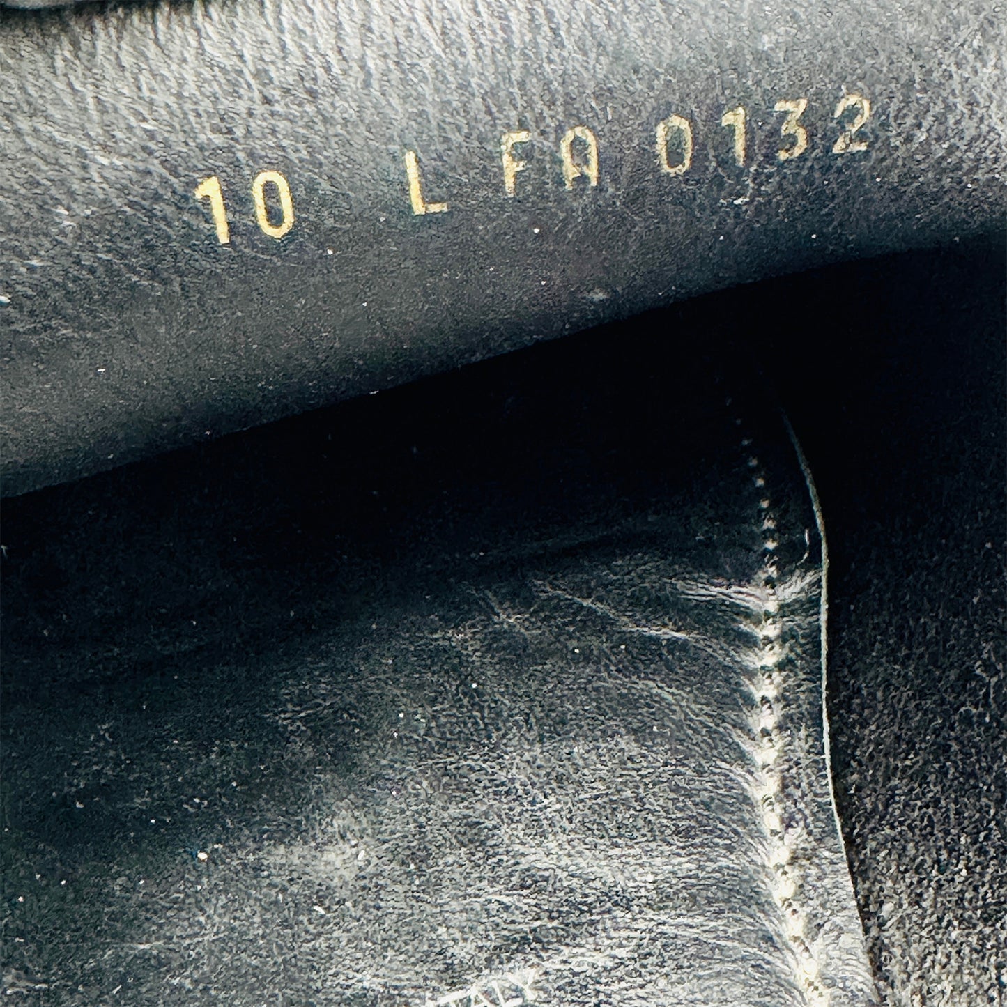 Louis Vuitton Men's Black Penny Loafers (Size 44/44.5)