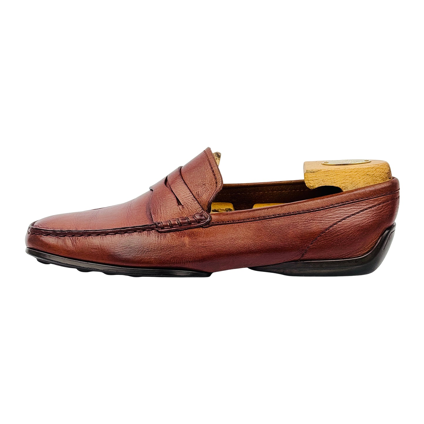 Image of Tod's Men's Gommino Brown Leather Loafers (Size 43)