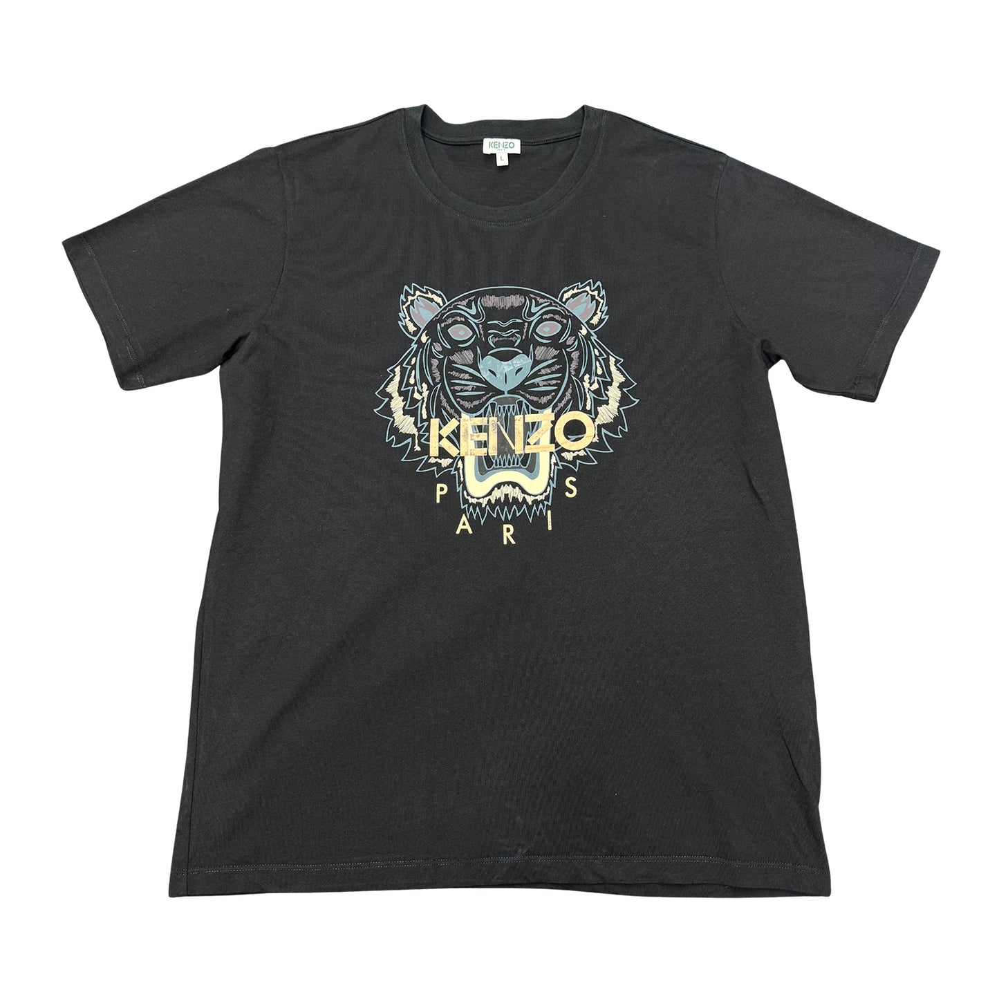 Kenzo Paris Unisex Black T-Shirt (Size Medium/Large)