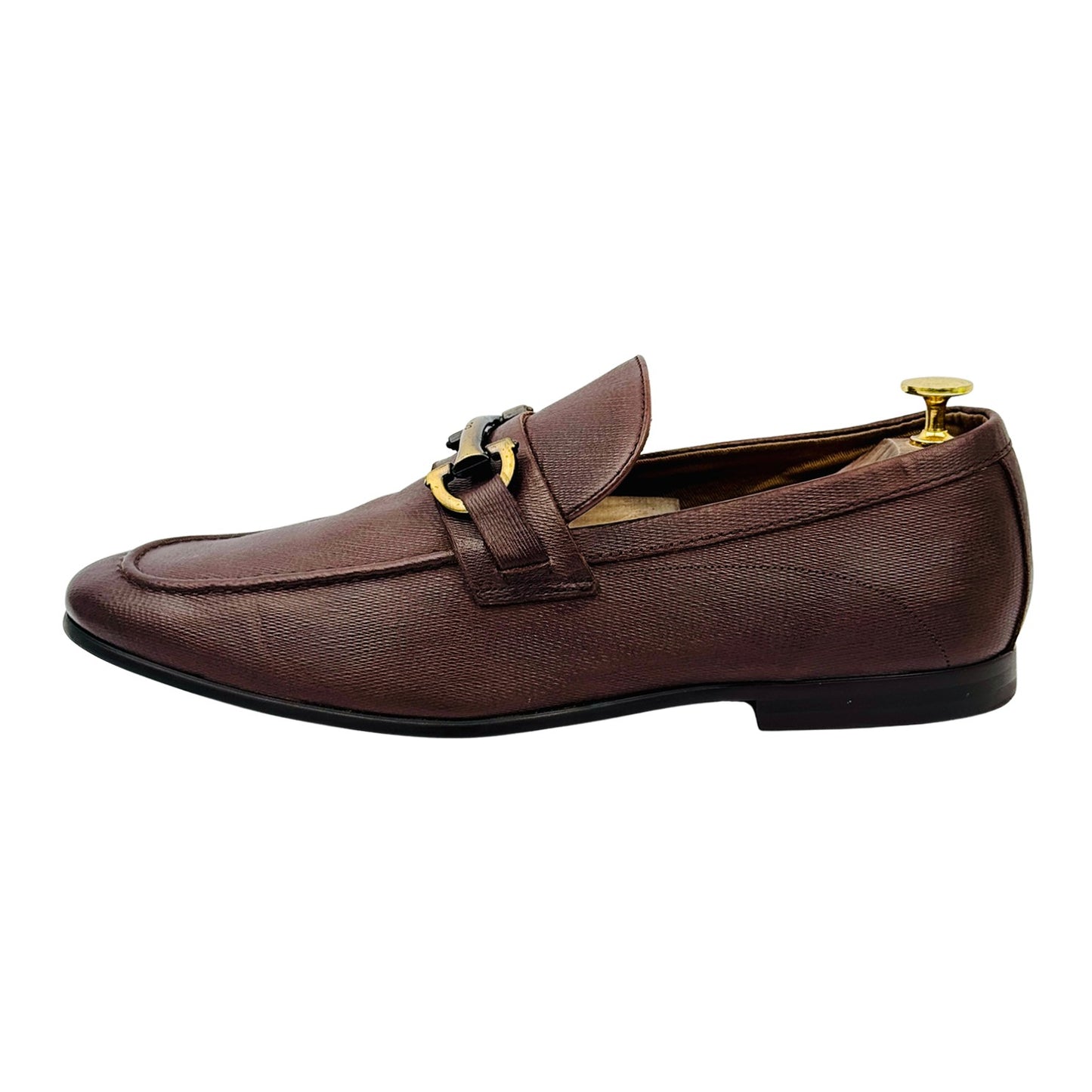 Aldo Men's Brown Leather Loafers (Size 42/42.5)