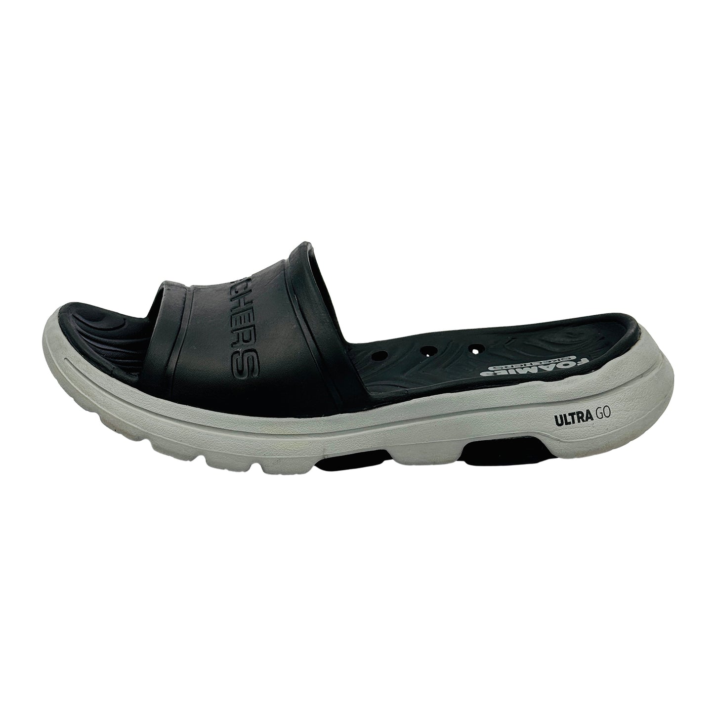 Skechers Go Walk 5 - Surfs Out Slides (Size 39/40) - 243005-BKGY