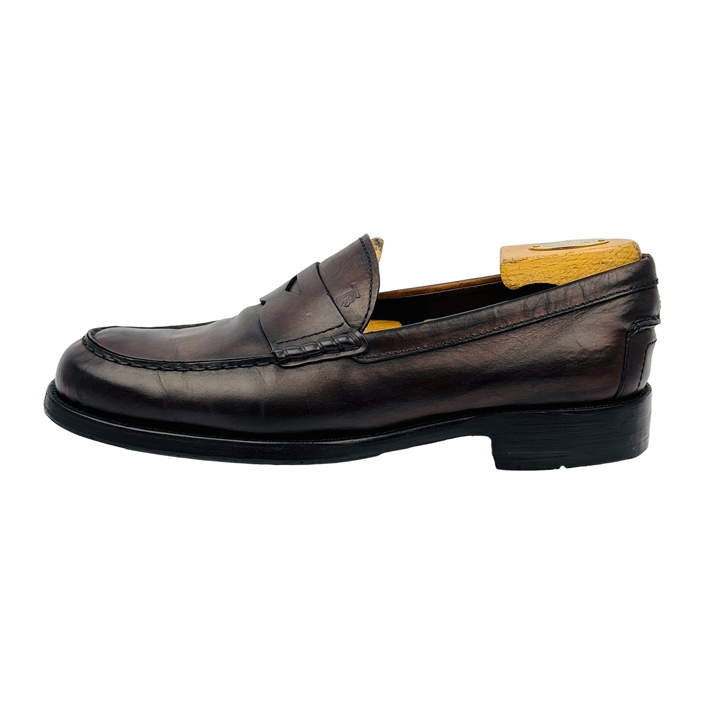 Image of Tod's Men's Brown Leather Loafers (Size 42.5/43)