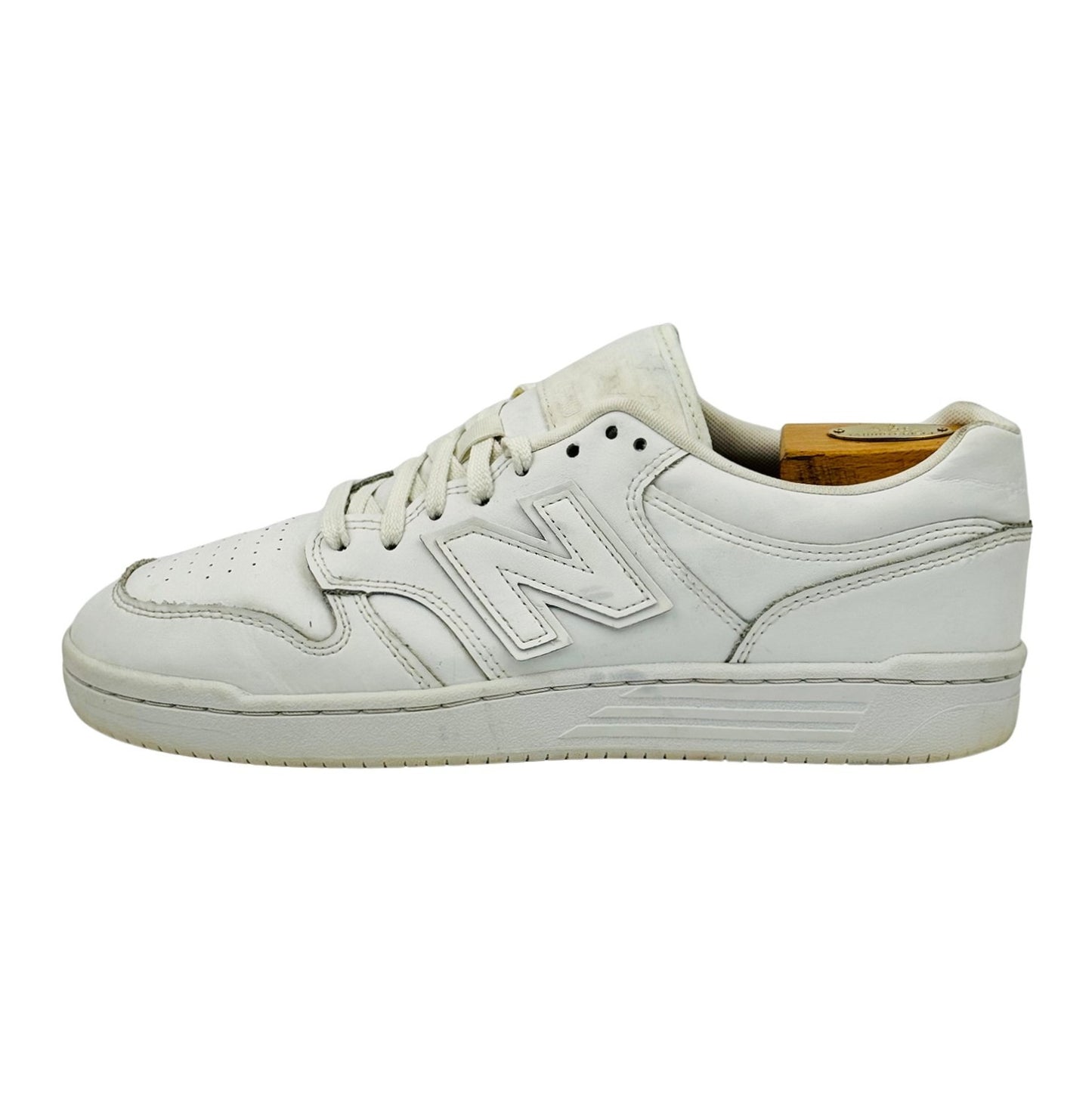 New Balance 480 White Sneakers (Size 44) - BB480L3W