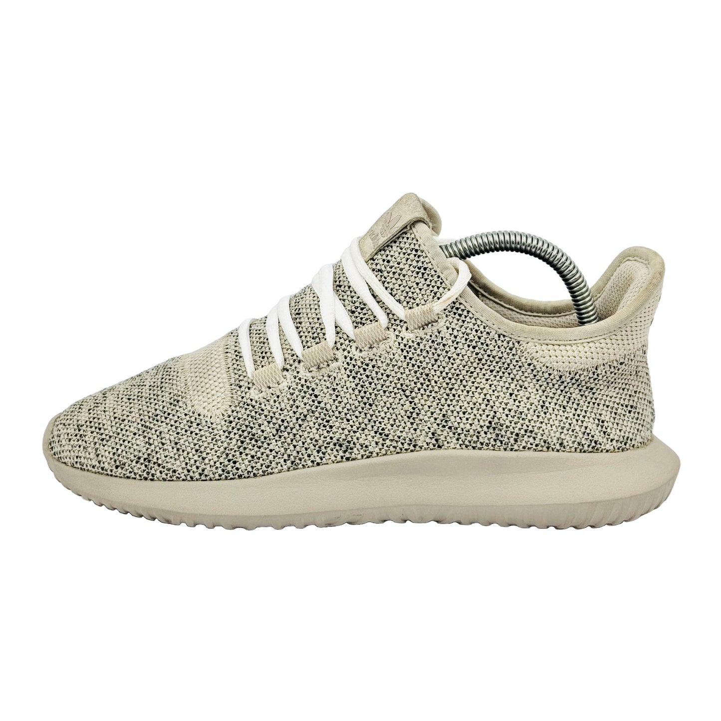 Image of Adidas Tubular Shadow Knit Light Brown Shoes (Size 40) - BB8824