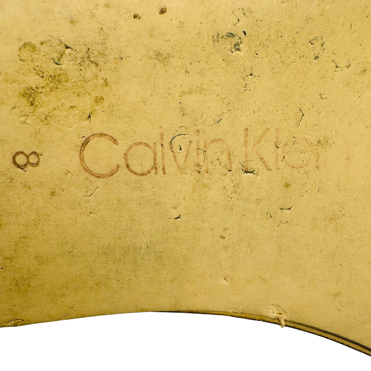 Calvin Klein Samira 'Champagne Gold' Thong Sandals (Size 38)