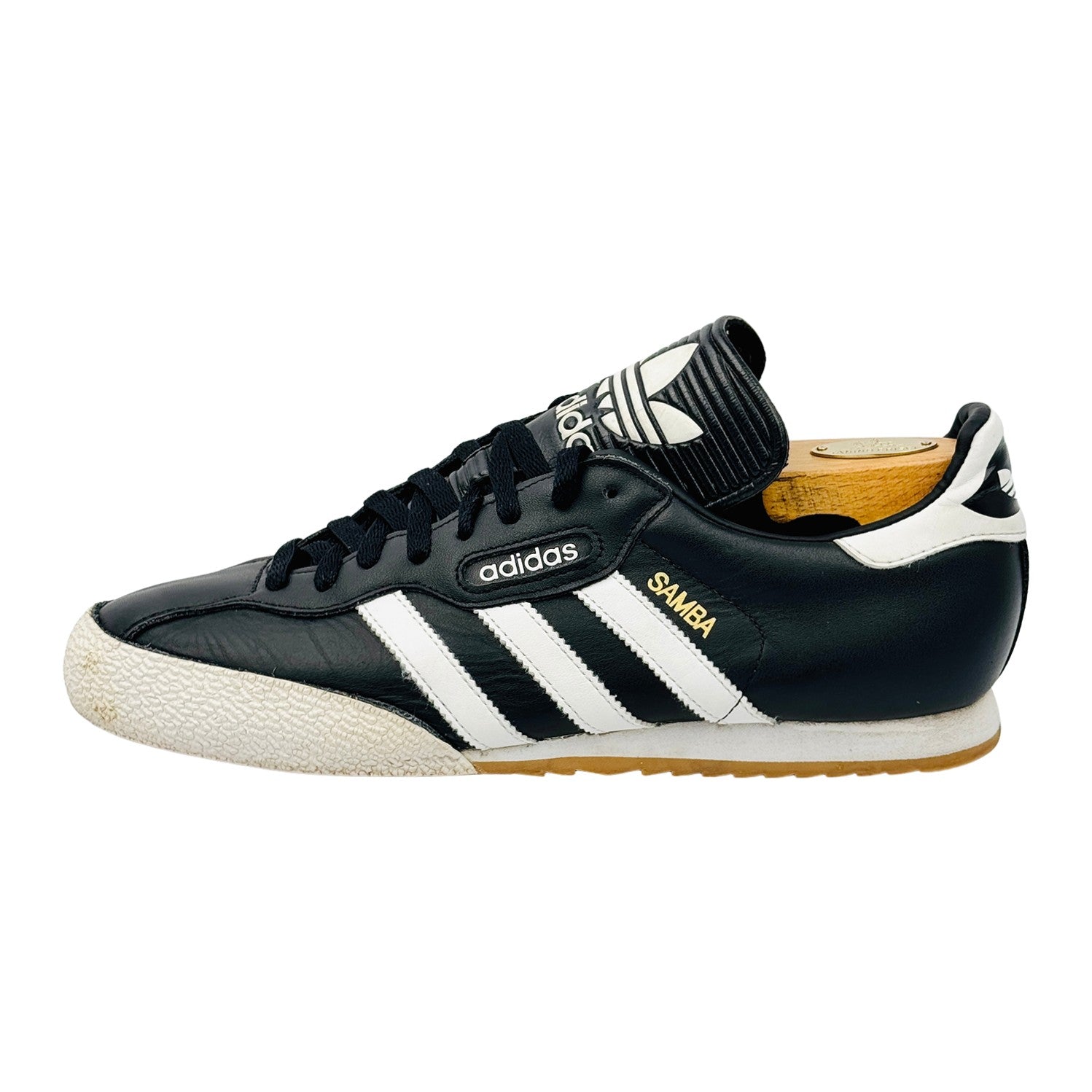 Adidas Samba Super 'Black Footwear White' Sneakers (Size 43.5) - 01909 Preloved Treasures.pk Adidas Samba Super 'Black Footwear White' Sneakers (Size 43.5) - 01909 Preloved Treasures.pk