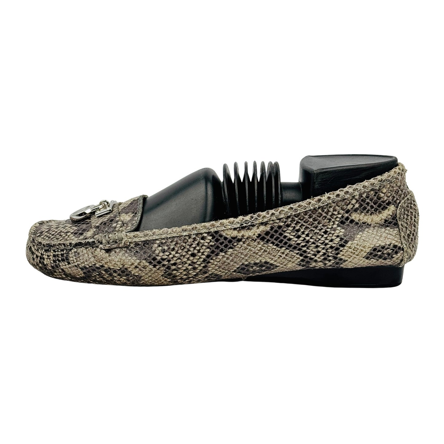 Michael Kors Hamilton Snake Embossed Loafers (Size 38/38.5)