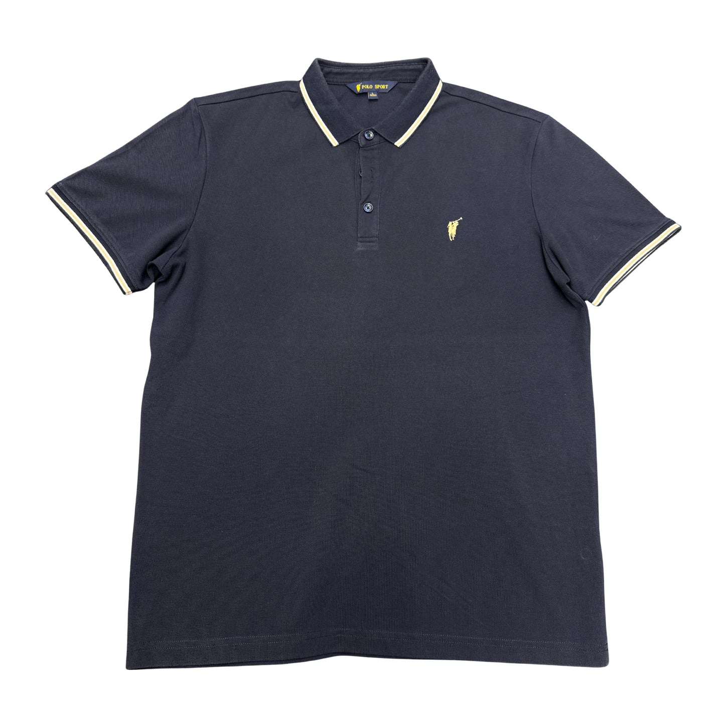 Ralph Lauren Polo Navy Blue T-Shirt (Size Medium/Large)