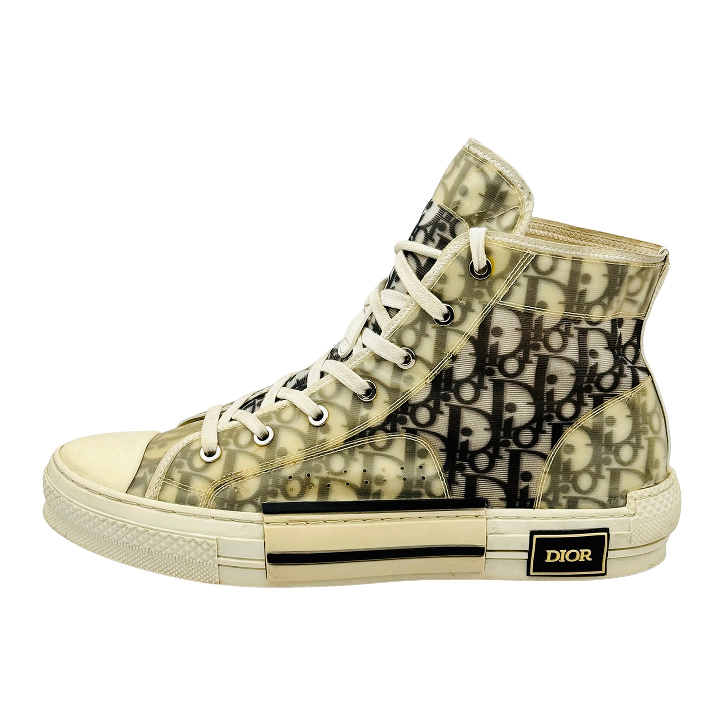 Dior B23 High-Top Oblique Sneakers (Size 44) - 3SH118YJP_H069