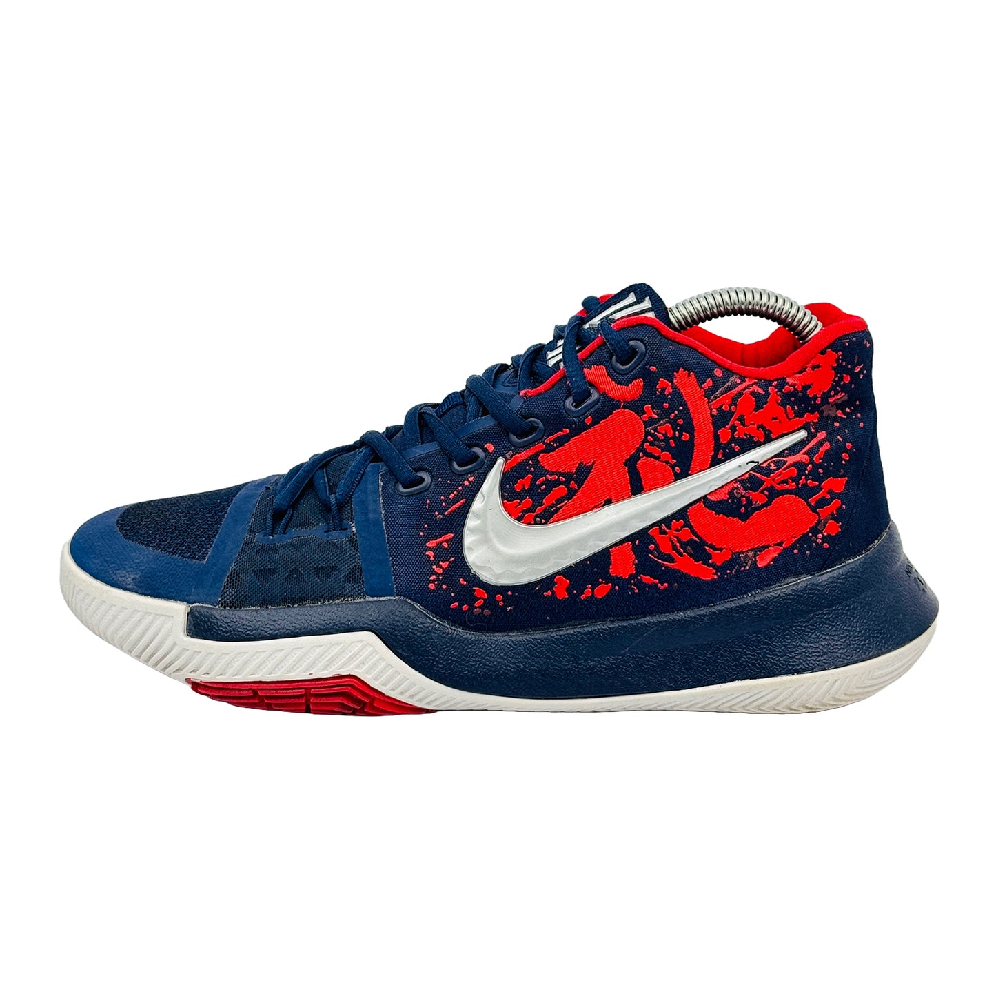 Image of Nike Kyrie 3 Samurai Blue Sneakers (Size 39) - 852396-900