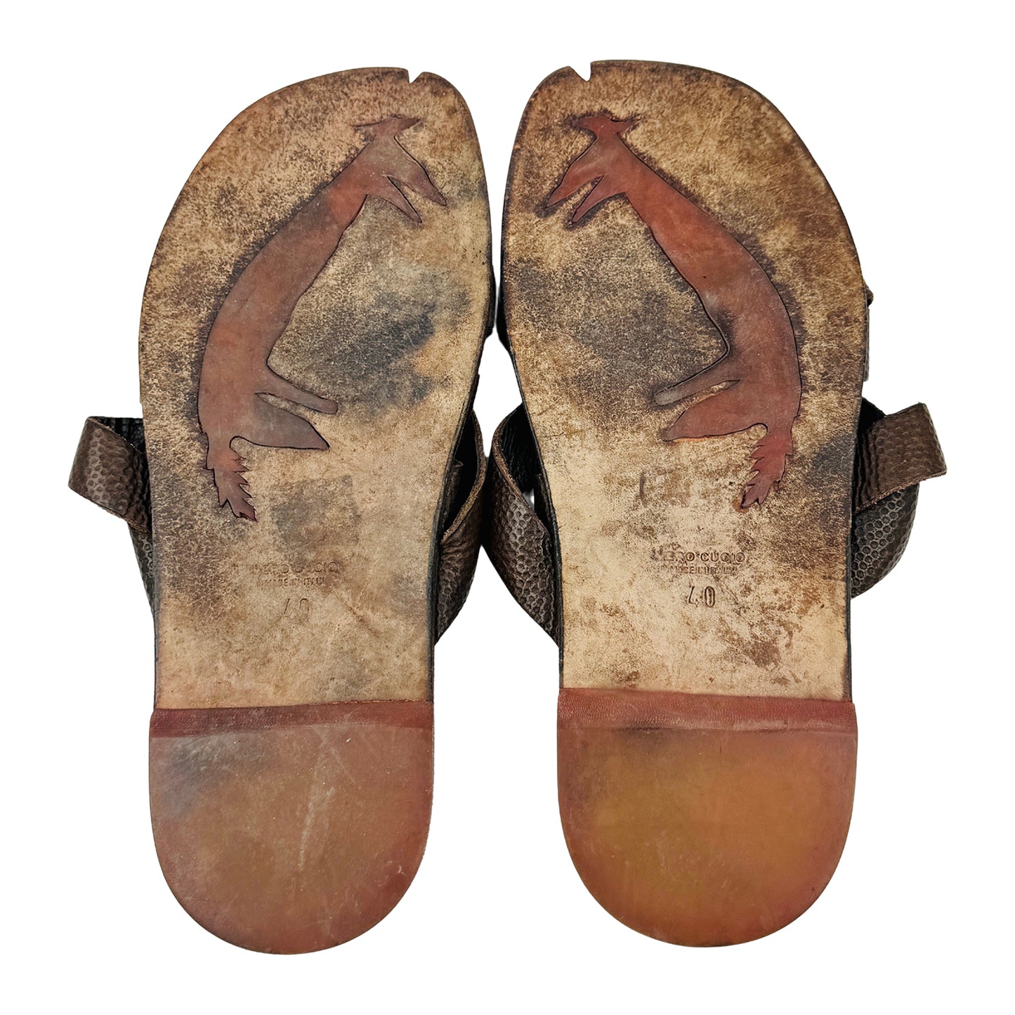 Brador Men's Cody Dark Brown Sandal Slippers (Size 40/41)
