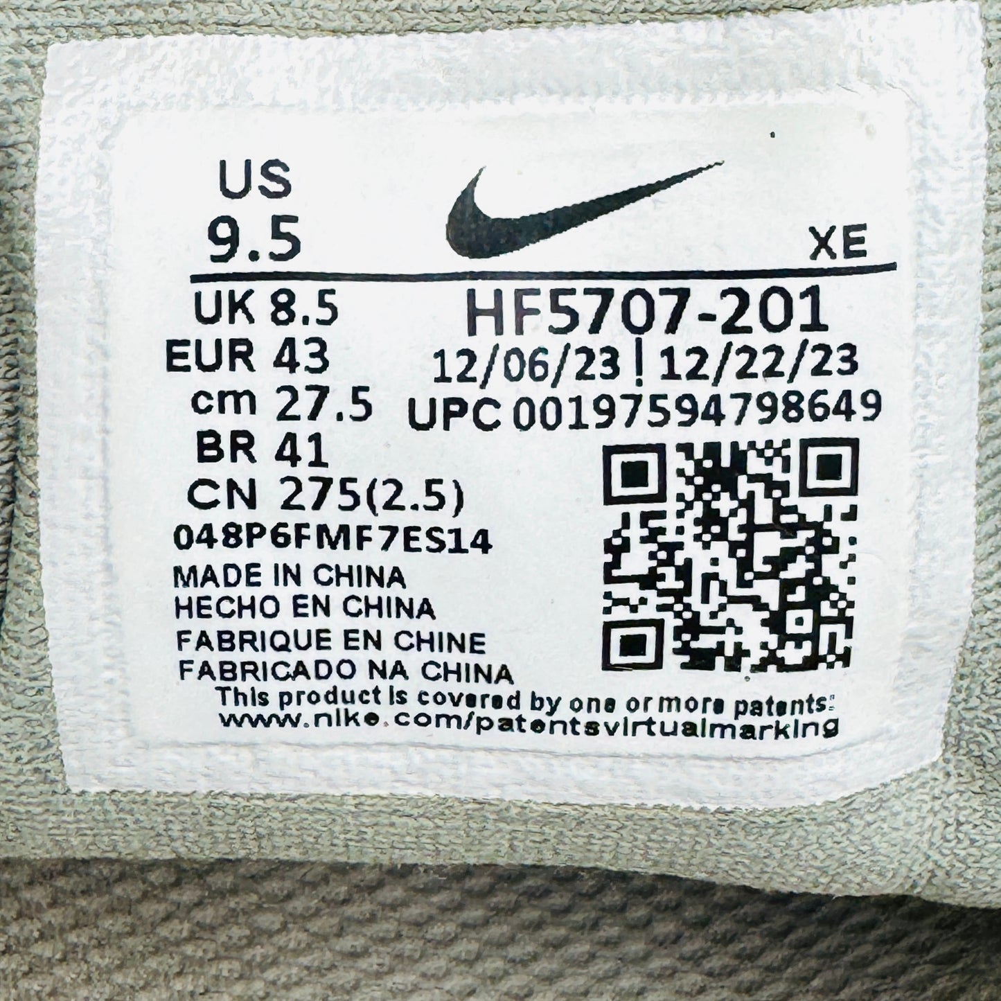 Nike React Pegasus Trail 4 GTX Shoes (Size 43) - HF5707-201