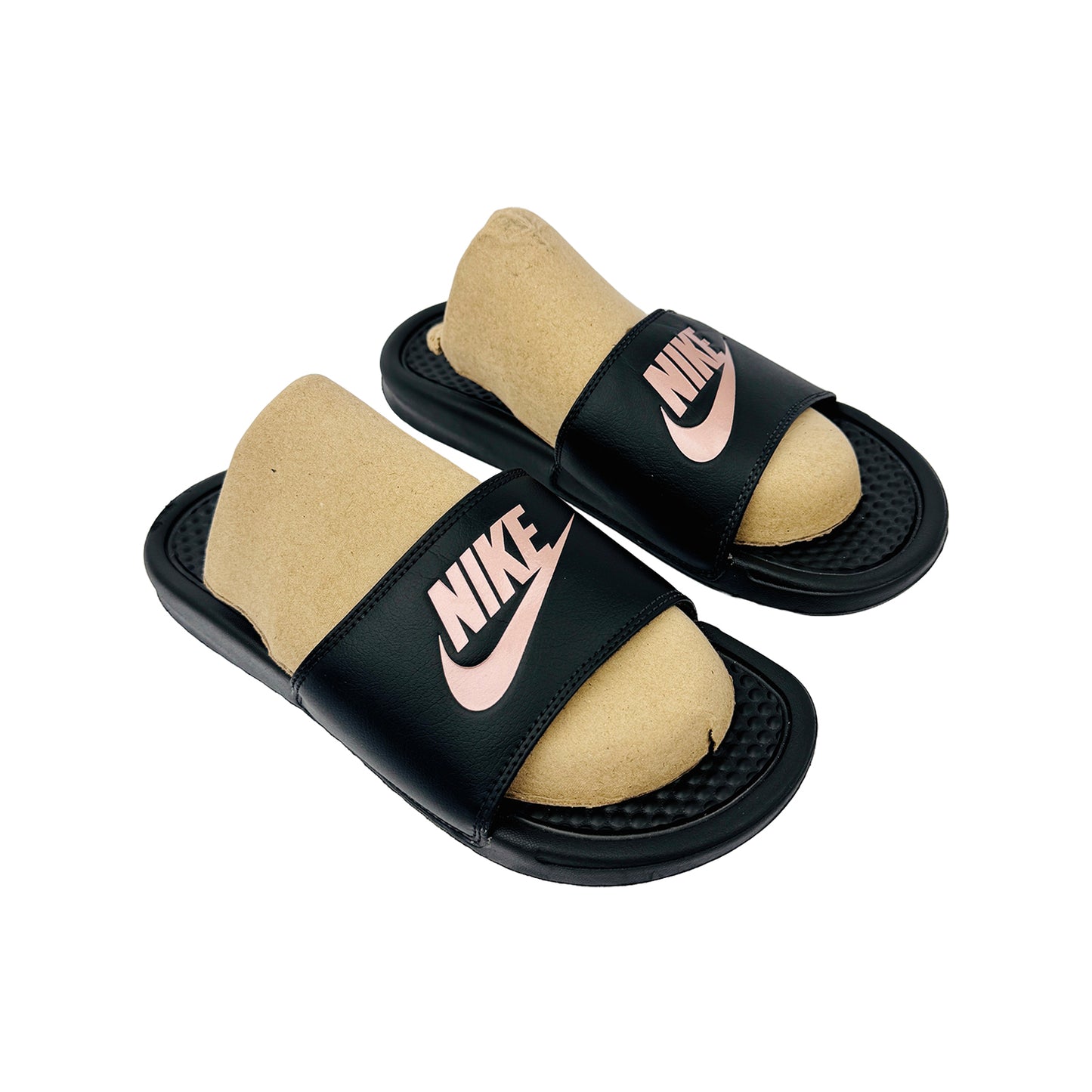 Right Side image of Nike Black Benassi JDI Slides (Size 40.5/41) - 343881-007