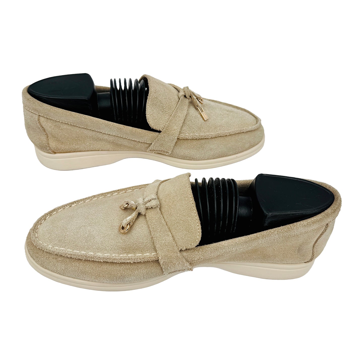 Cross image of Loro Piana Women's Summer Walk Suede Loafers (Size 38) - FAE5444D044