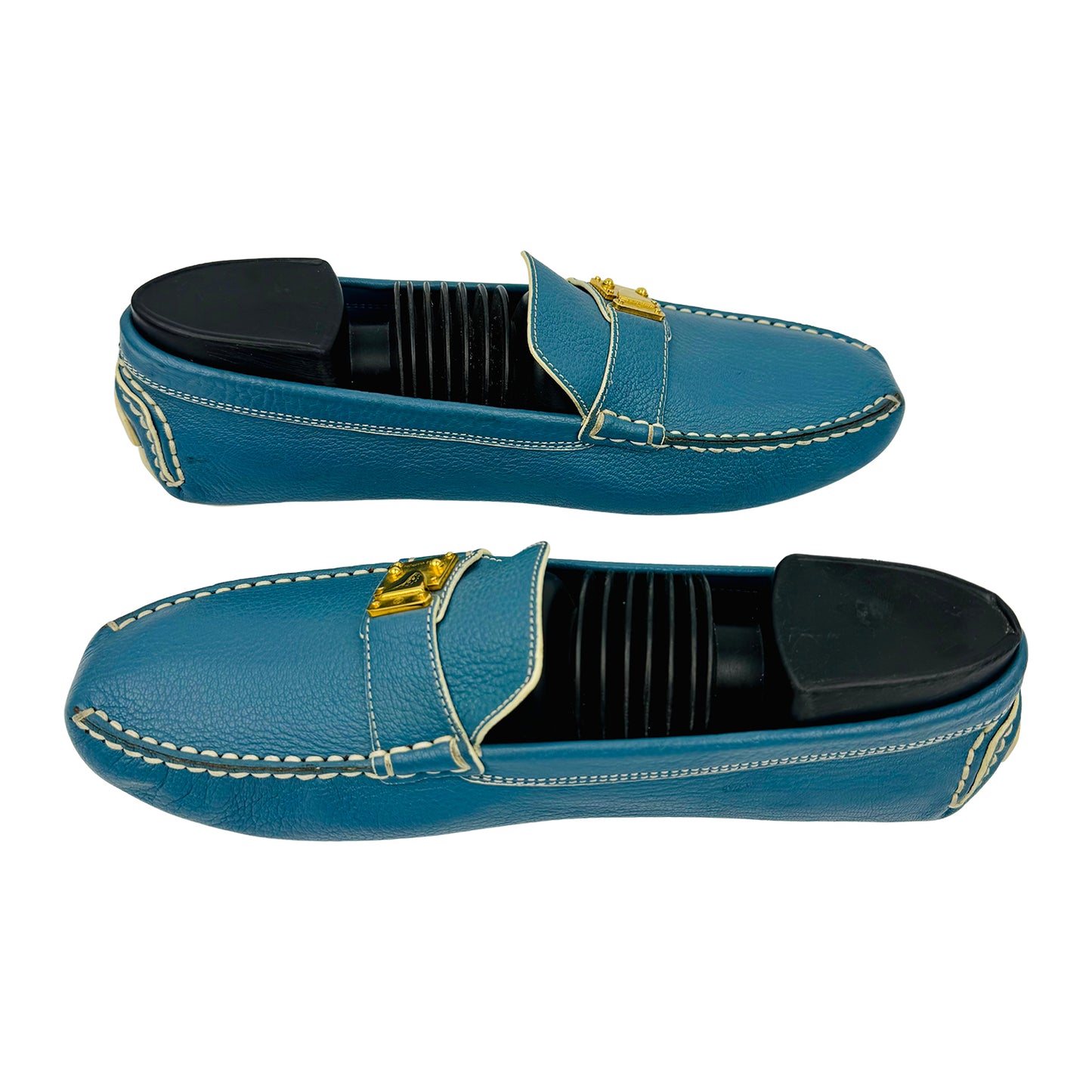 Louis Vuitton S-Lock Driving Blue Loafer (Size 39.5/40)